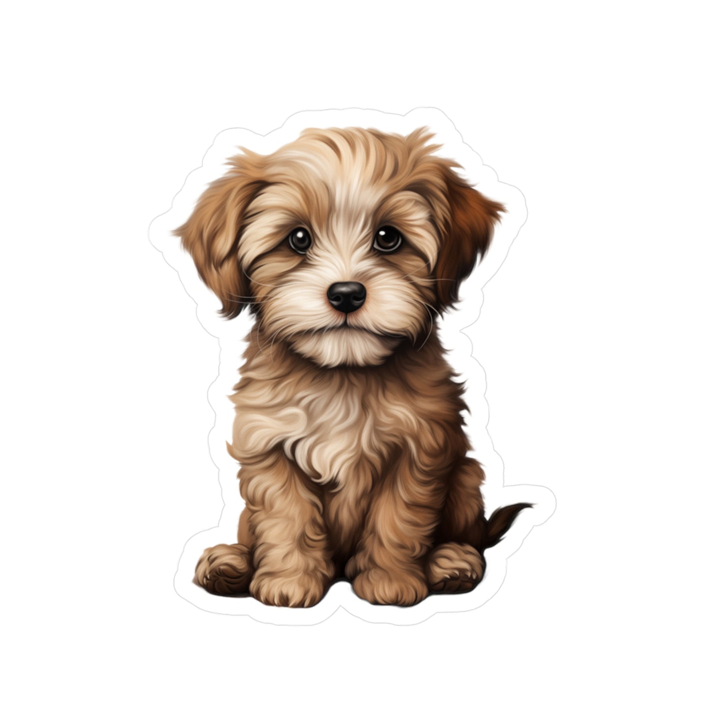 Shihpoo Sticker - Kiss-Cut Vinyl Dog Decals