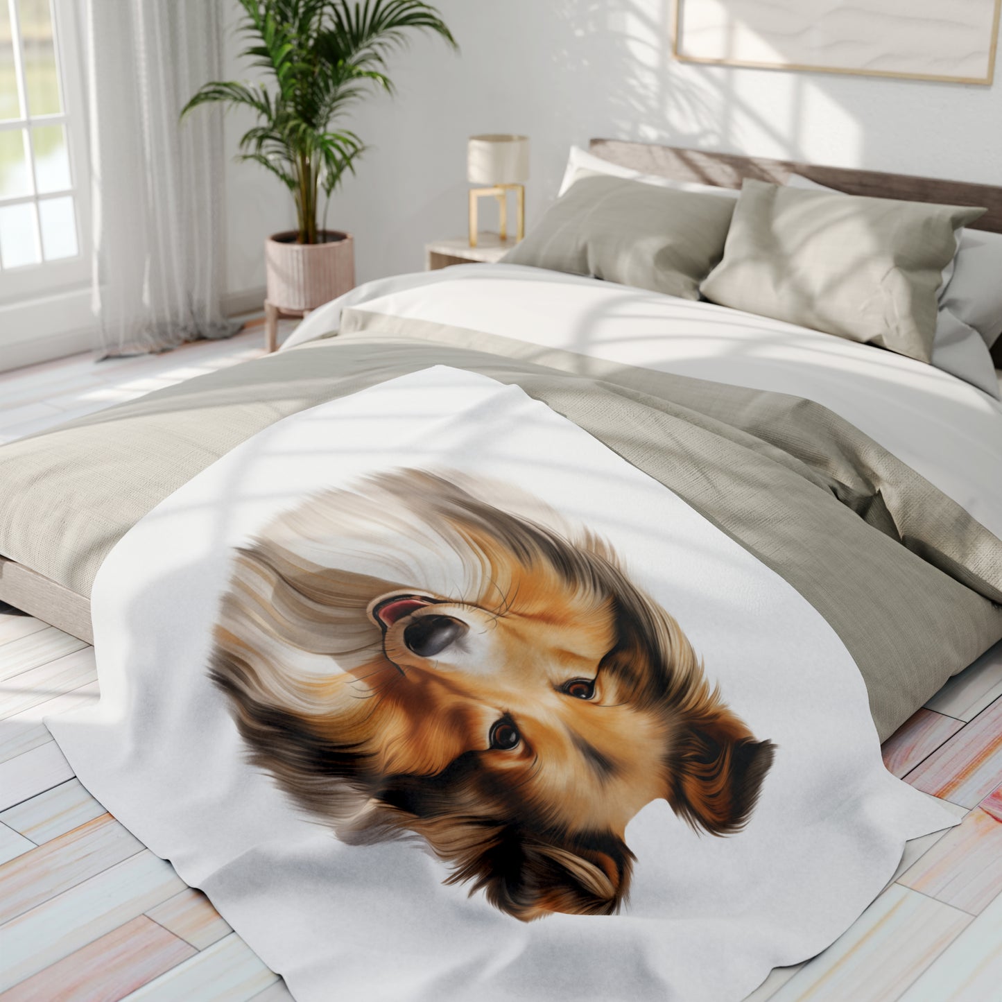 Rough Collie Arctic Fleece Blanket