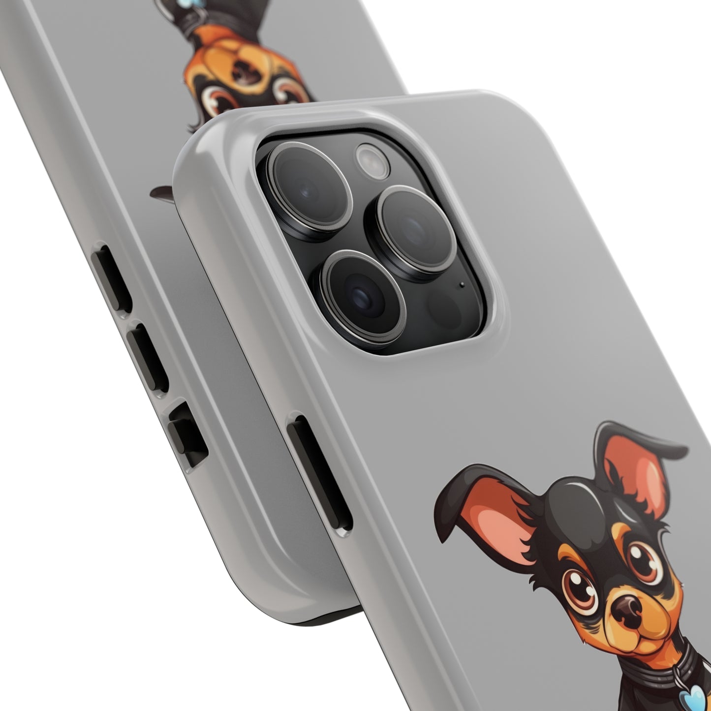 Light Grey Chihuahua Tough Phone Case