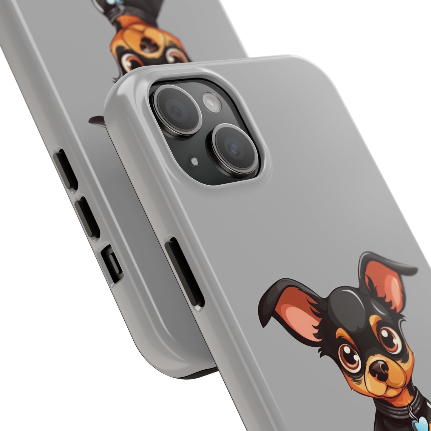 Light Grey Chihuahua Tough Phone Case