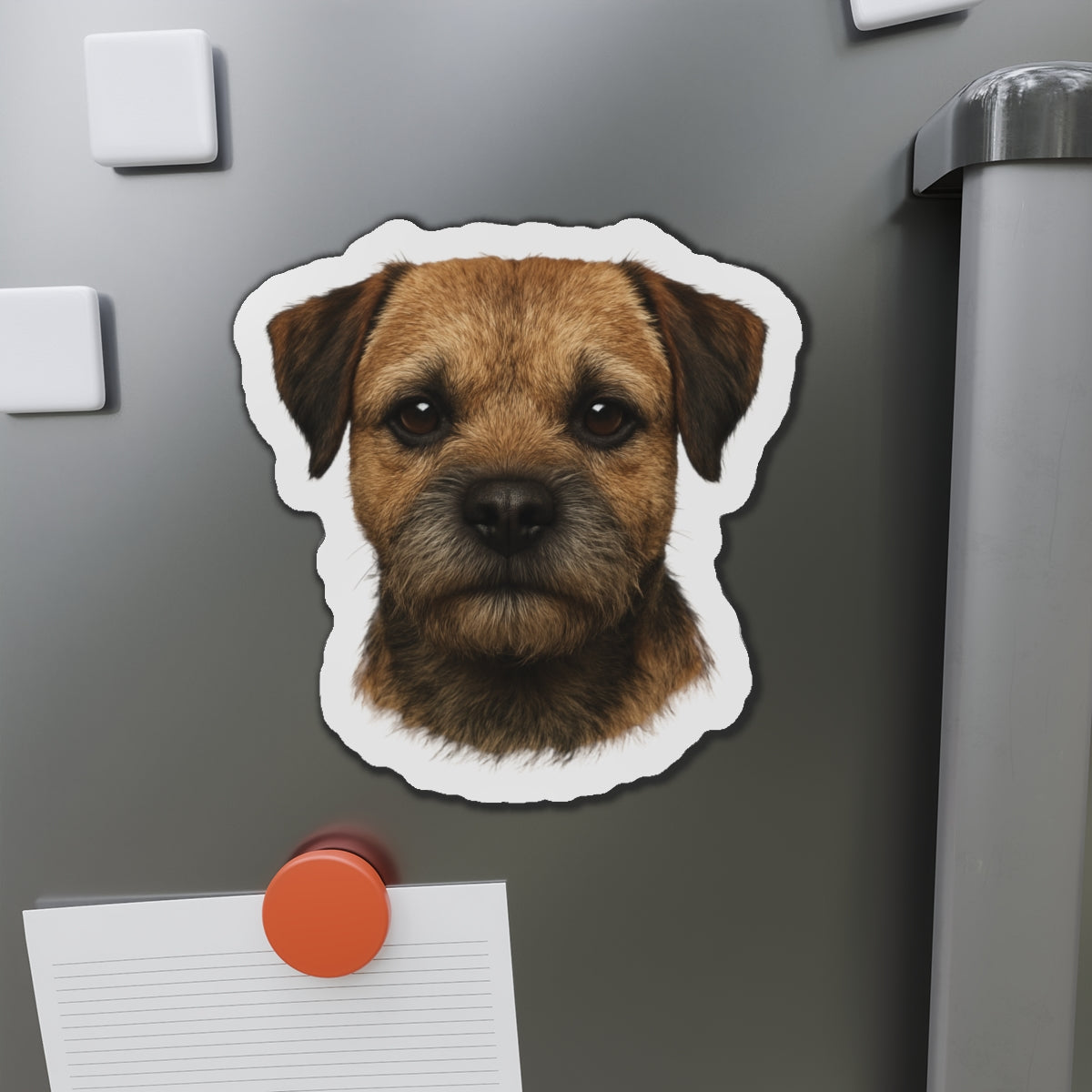 Border Terrier Die-Cut Magnet - Cute Dog Breed Refrigerator Magnet, Pet Lover Gift, Animal Decor, Fridge Decoration, Puppy Art Magnet
