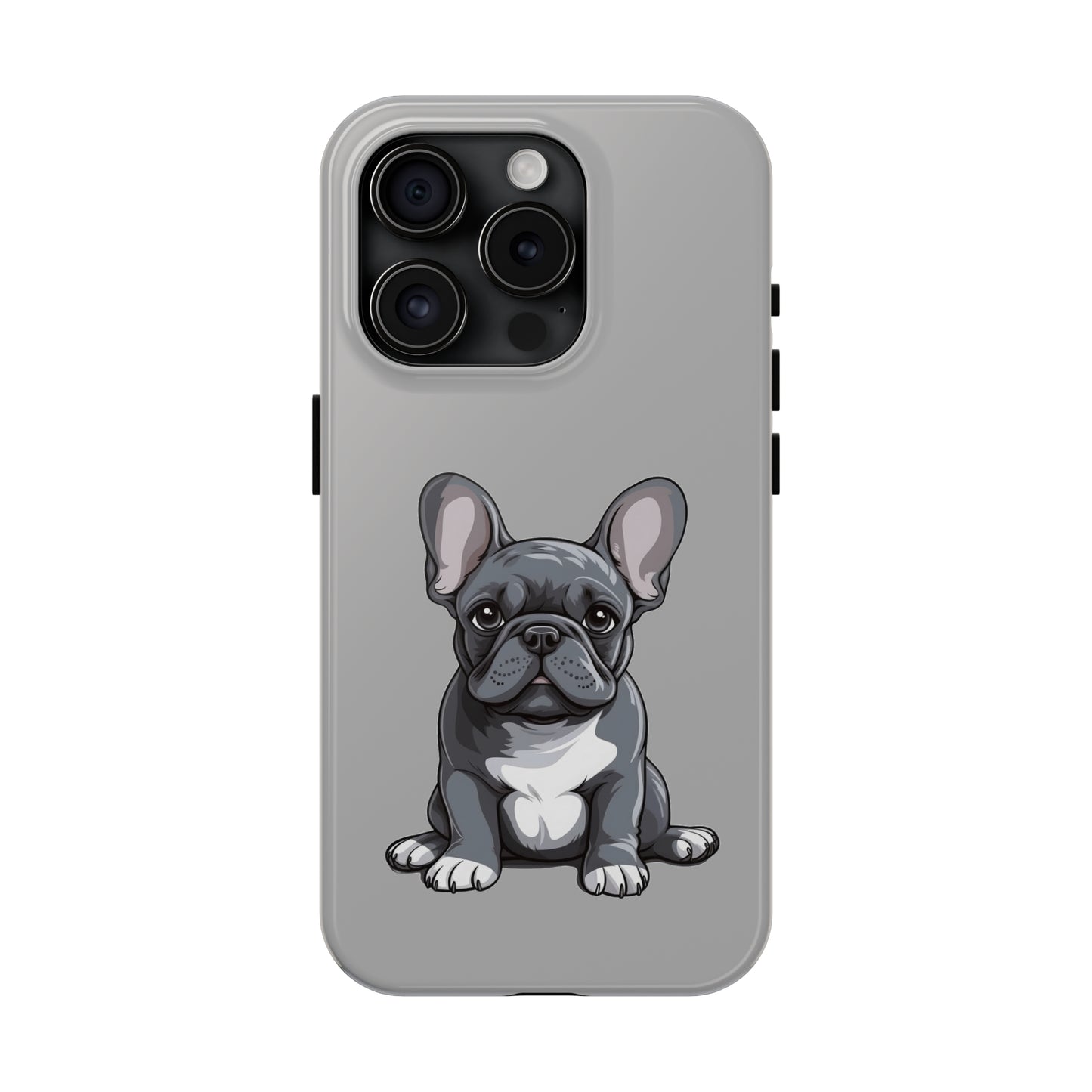 Light Grey French Bulldog Tough Phone Case