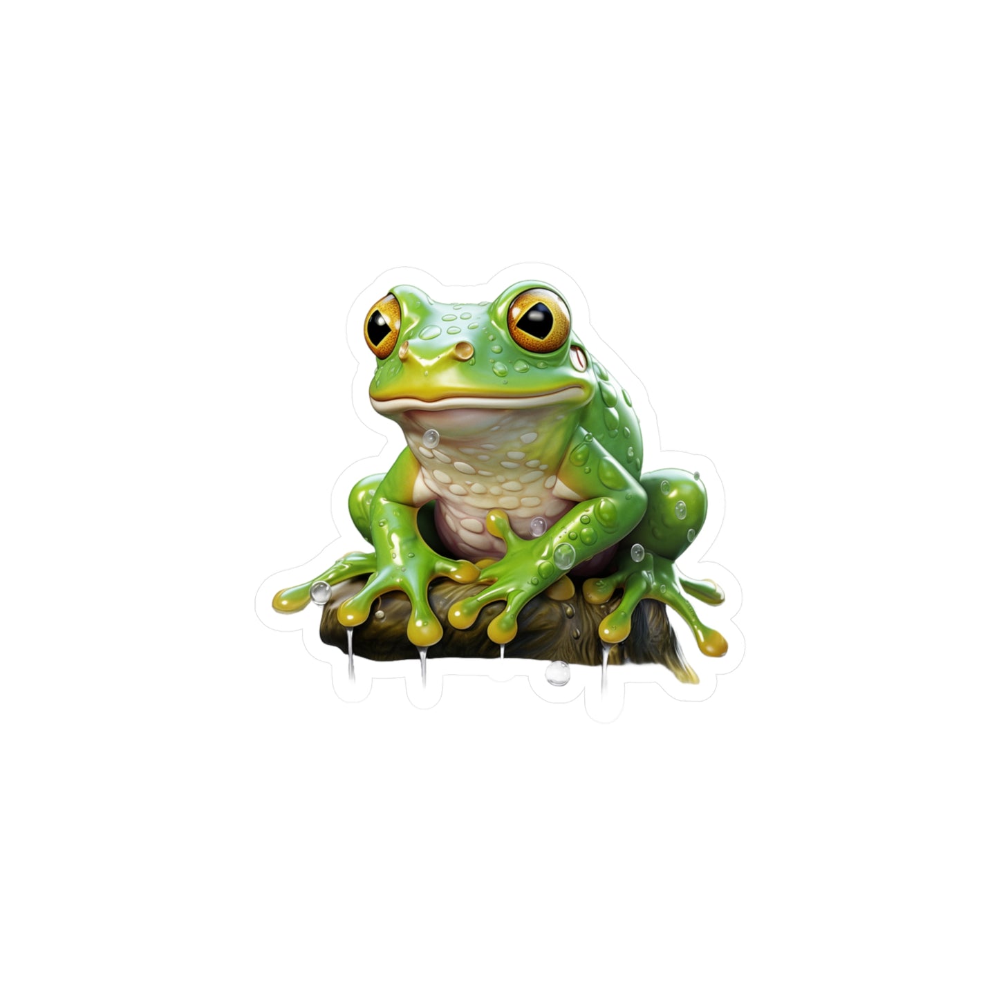 Frog Sticker | Frog Vinyl Decal | Car Decal | Laptop Sticker | Window Decal