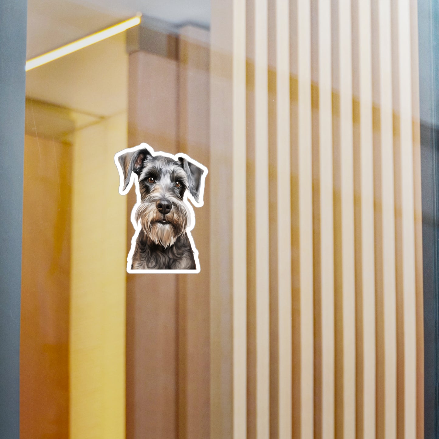 Schnauzer Sticker - Kiss-Cut Dog Vinyl Decals