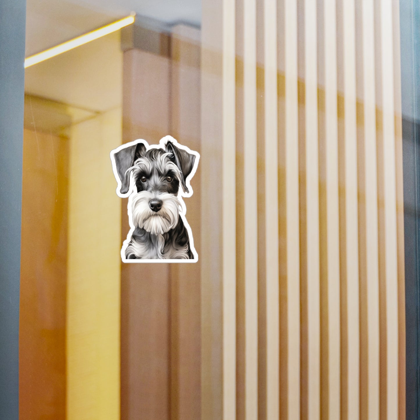 Schnauzer Sticker - Kiss-Cut Dog Vinyl Decals