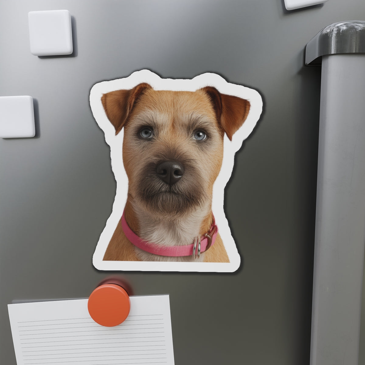 Border Terrier Die-Cut Magnet - Cute Dog Breed Refrigerator Magnet, Pet Lover Gift, Animal Decor, Fridge Decoration, Puppy Art Magnet