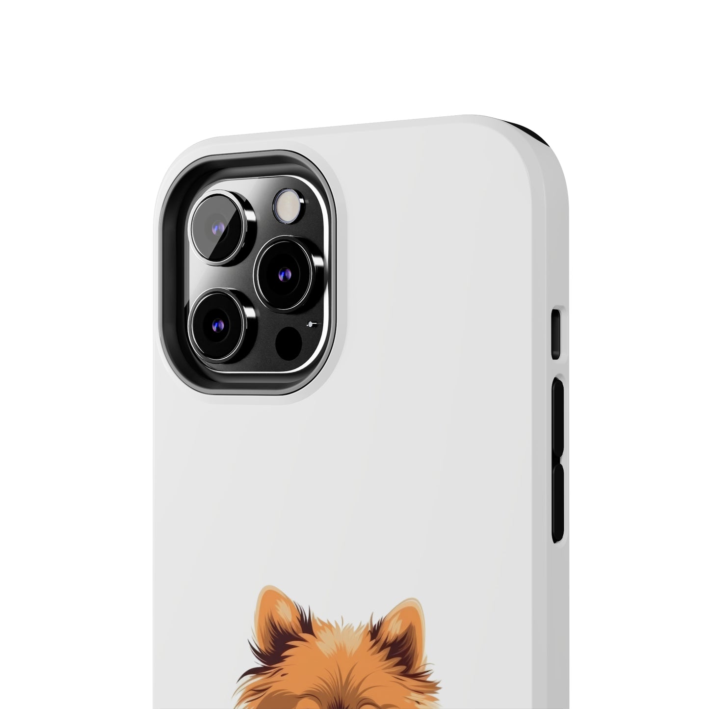 White Pomeranian Tough Phone Case