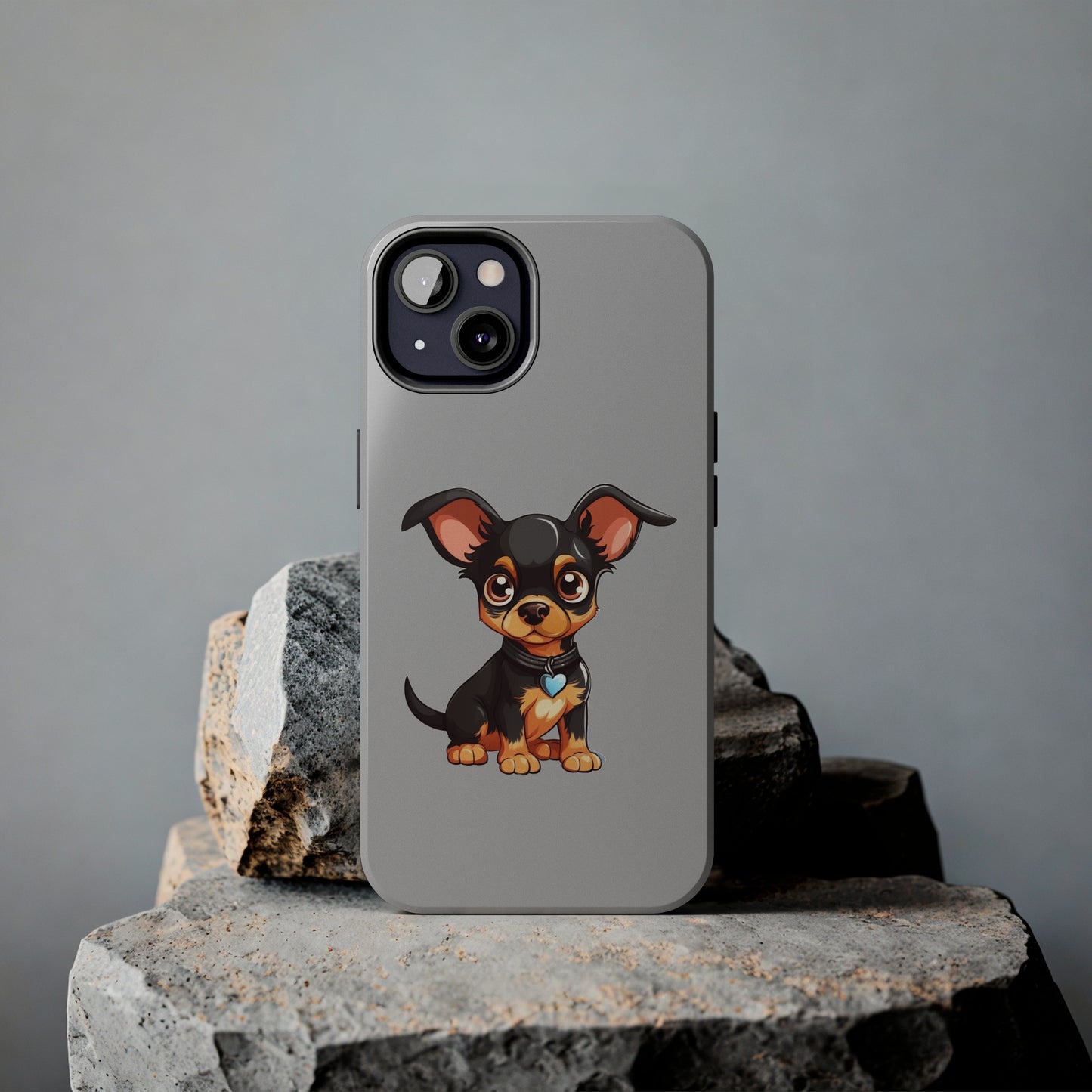 Light Grey Chihuahua Tough Phone Case