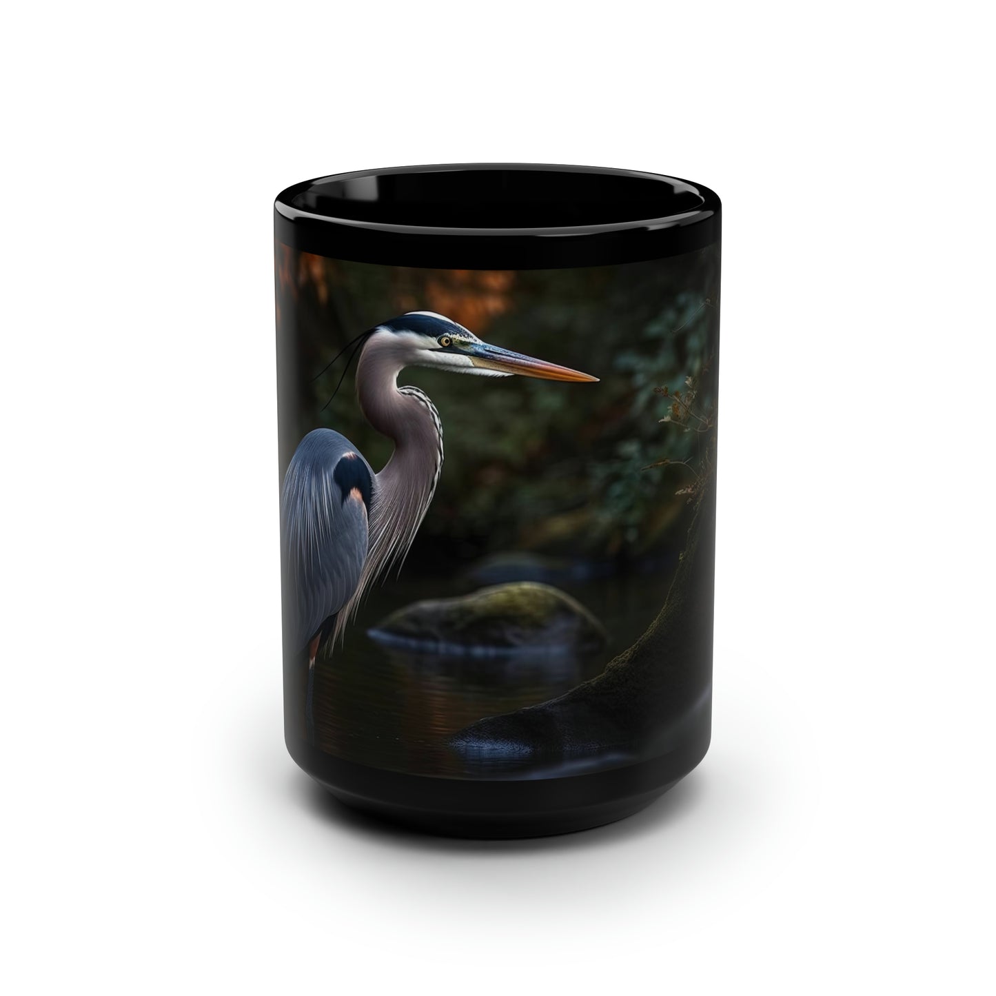 Heron Mug - 15oz Ceramic Mug