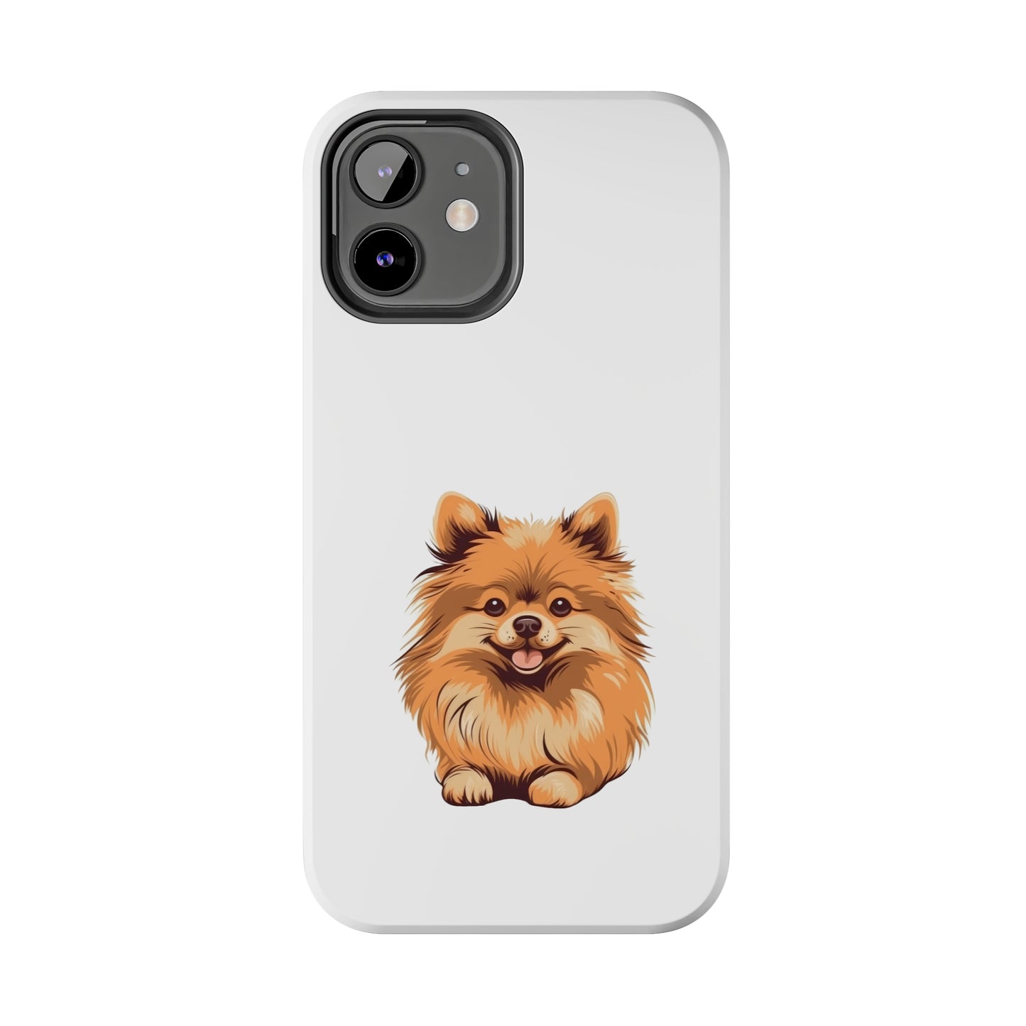 White Pomeranian Tough Phone Case