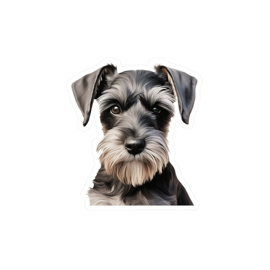 Schnauzer Sticker - Kiss-Cut Dog Vinyl Decals