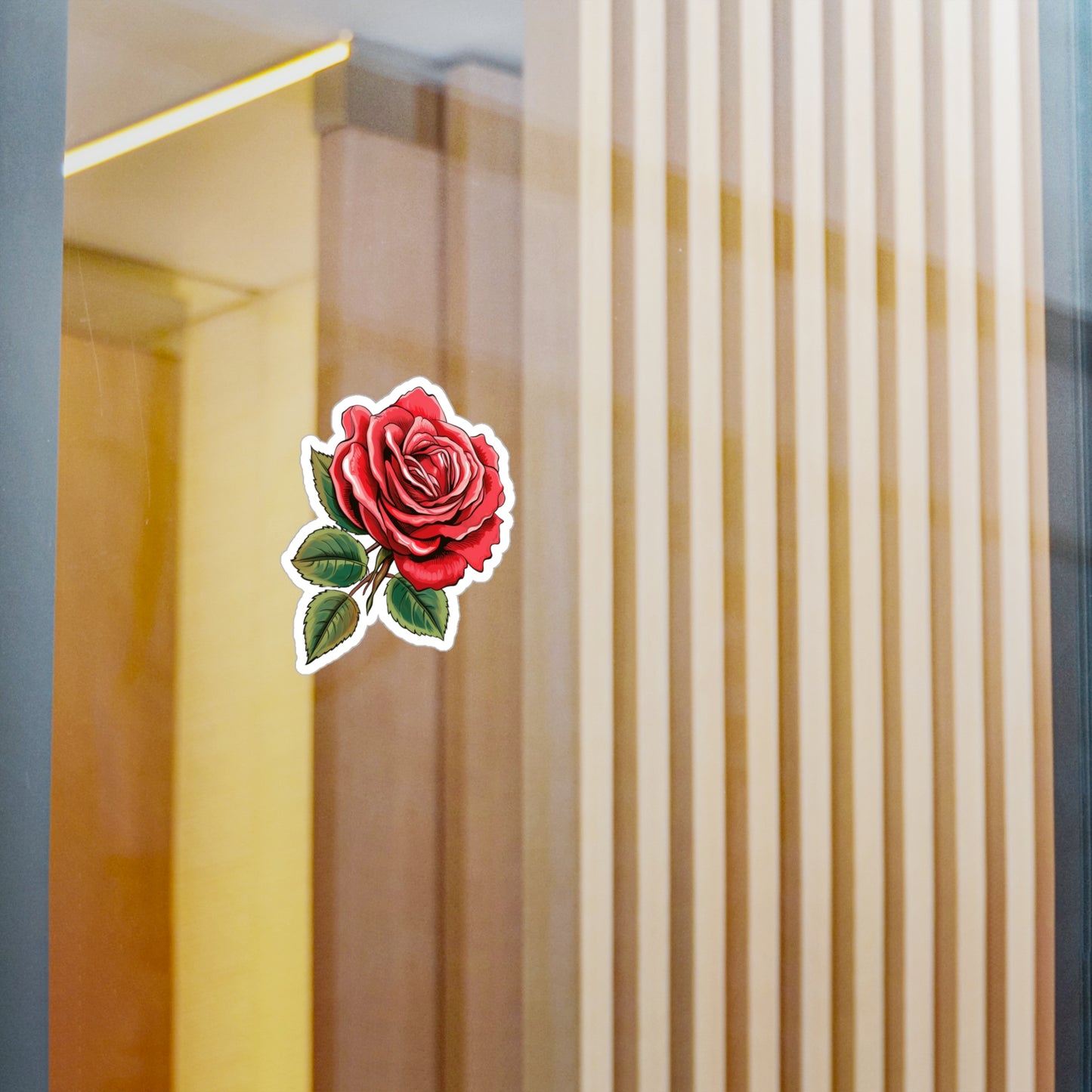 Rose Sticker - Kiss-Cut Vinyl Decals