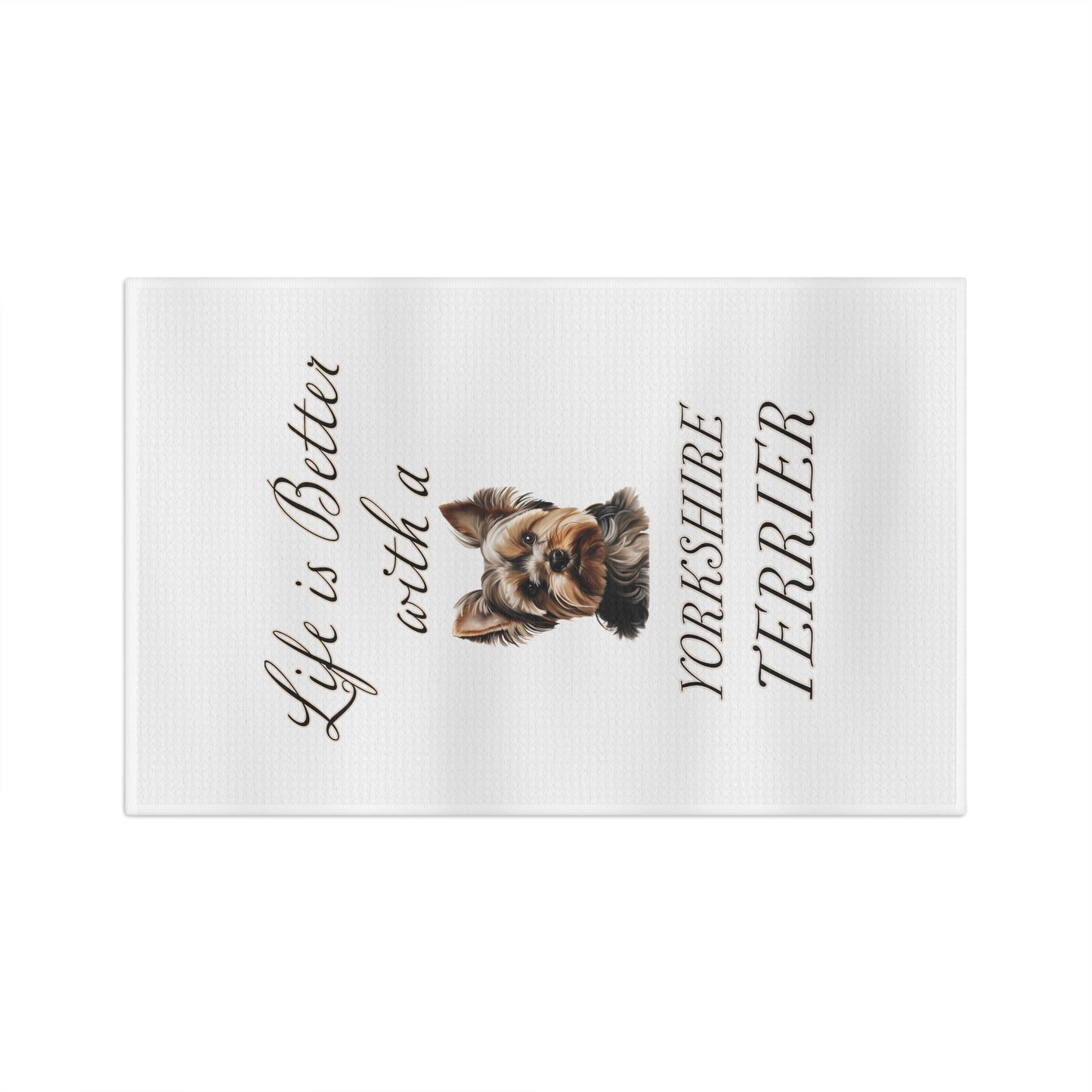 Yorkshire Terrier Soft Tea Towel