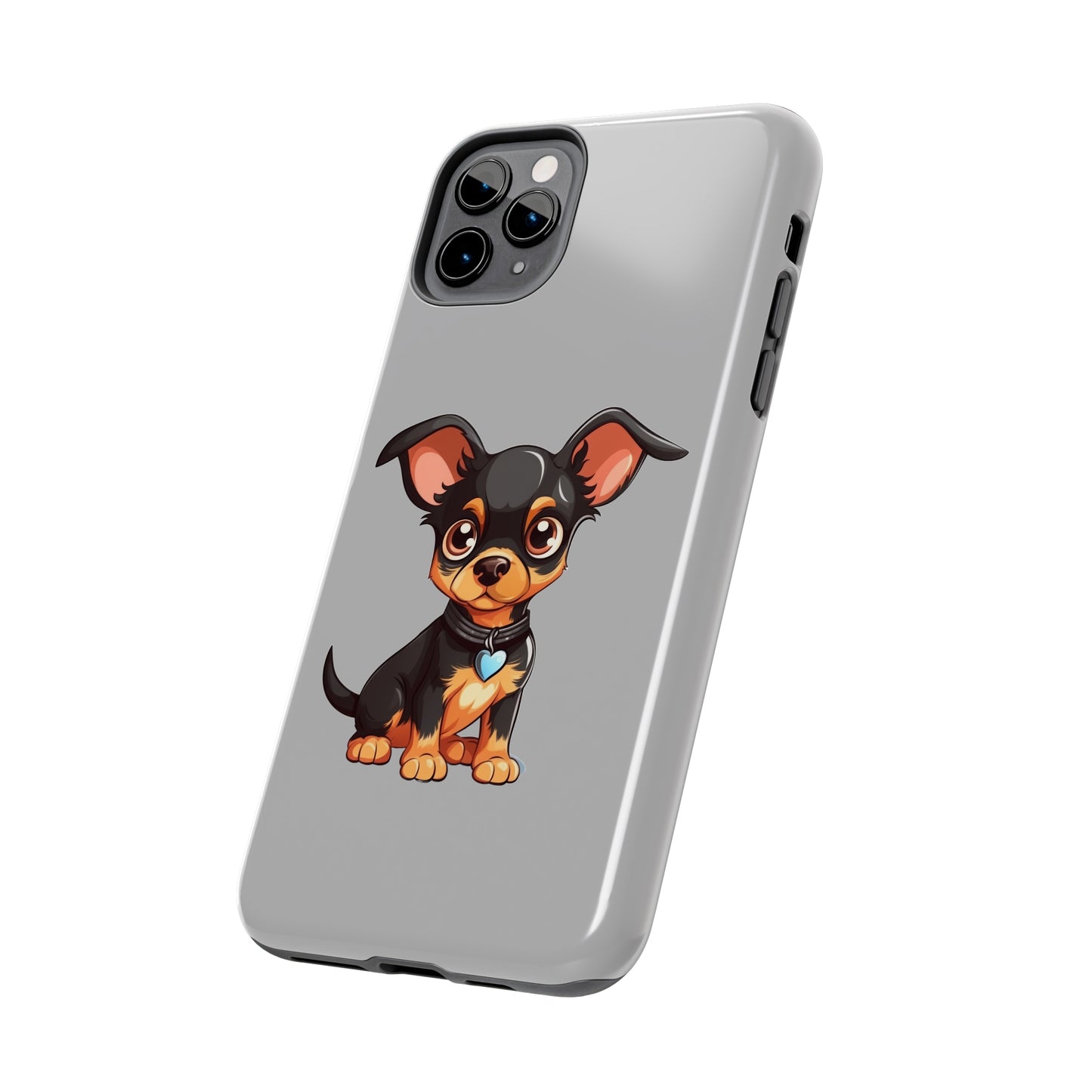 Light Grey Chihuahua Tough Phone Case