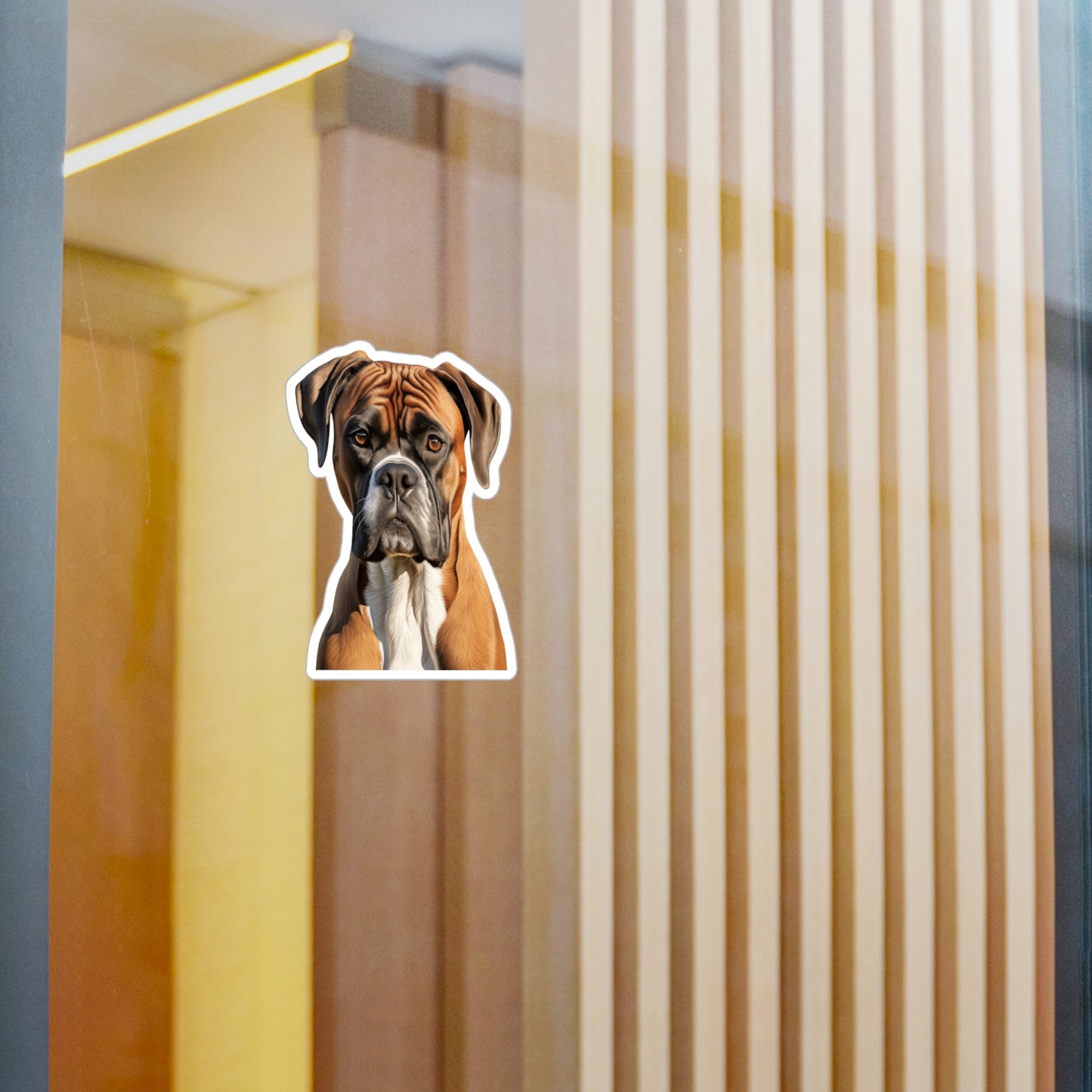 Boxer Sticker - Kiss-Cut Vinyl DogDecals
