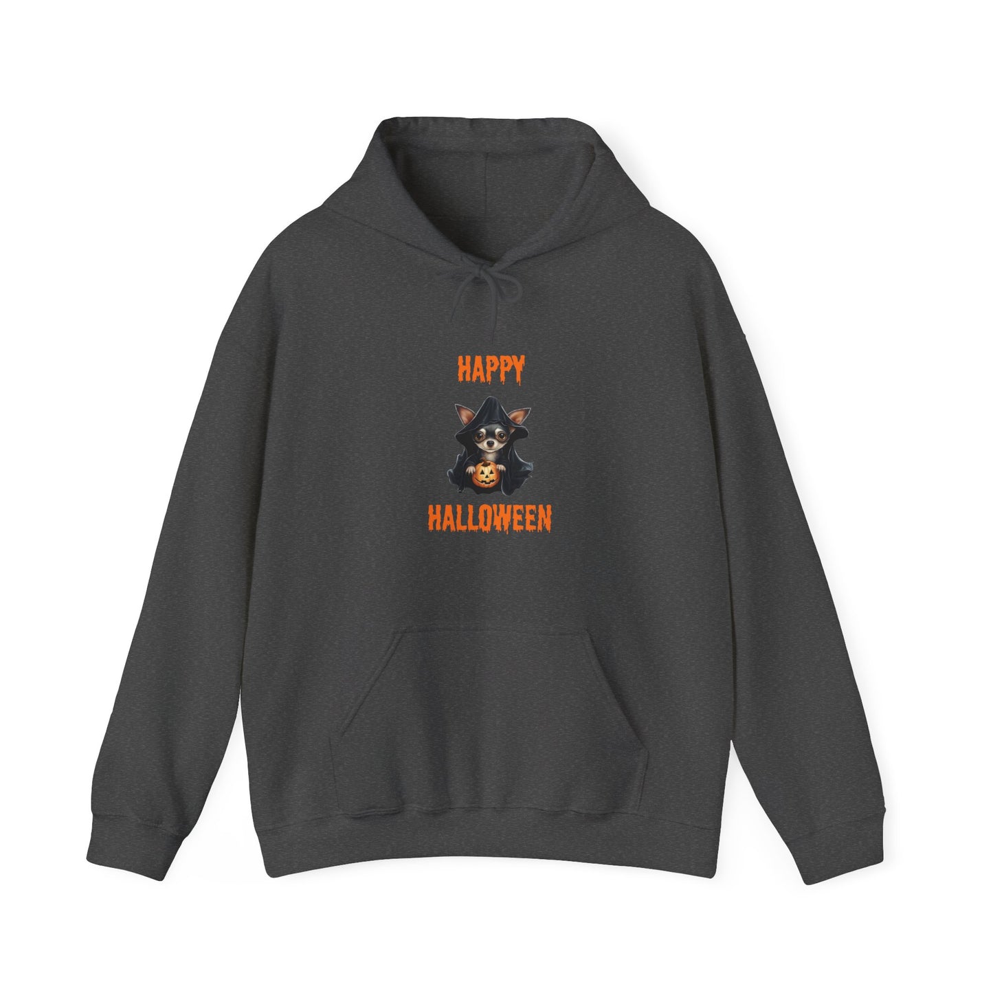 Happy Halloween Chihuahua Hoodie - Unisex Heavy Blend Hooded Sweatshirt