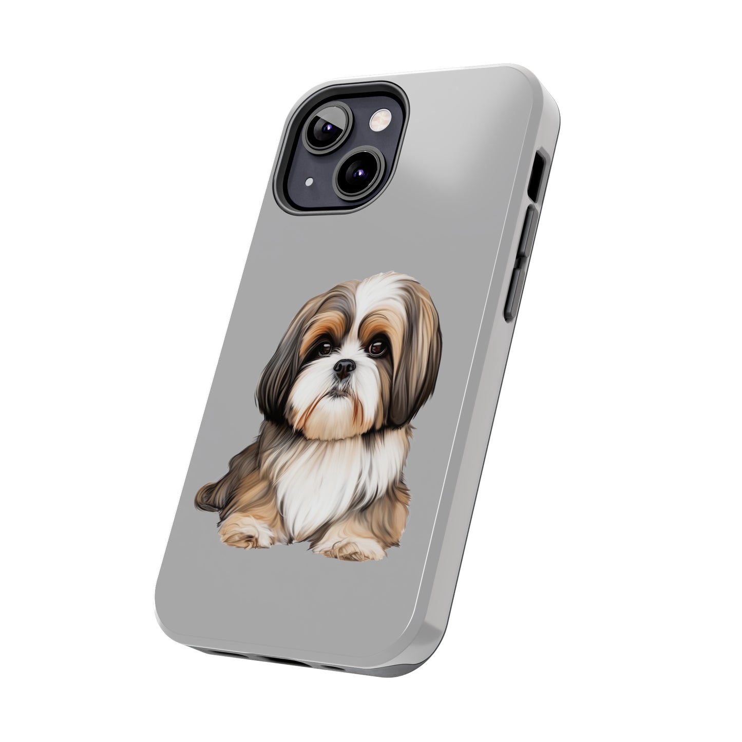 Light Grey Shih Tzu Tough Phone Case