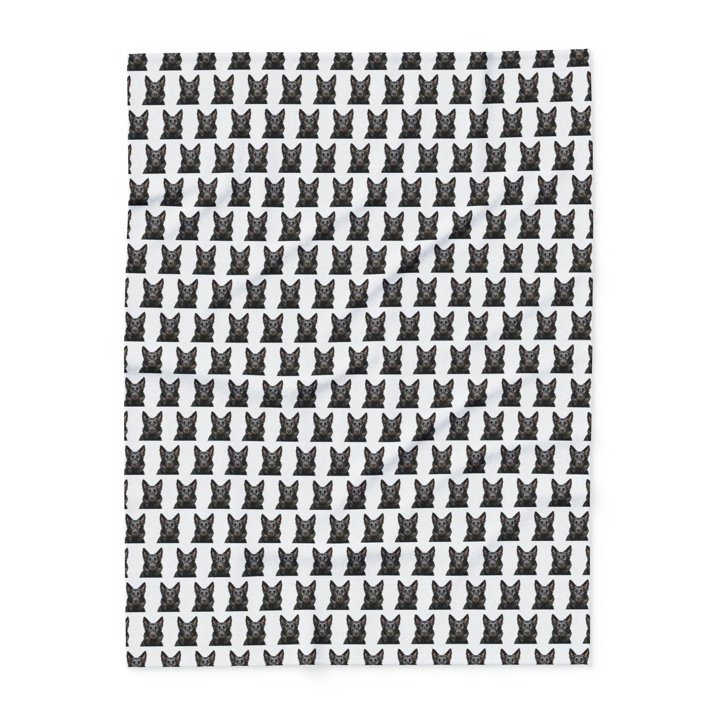 Black German Shepherd Arctic Fleece Blanket
