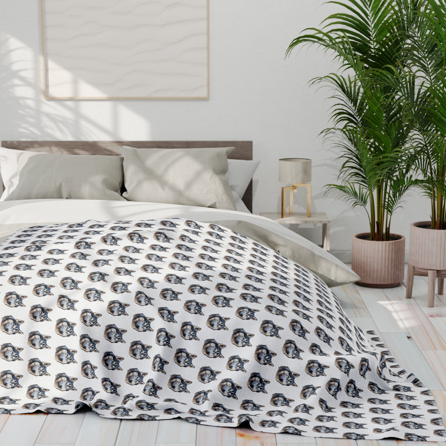 Husky Arctic Fleece Blanket