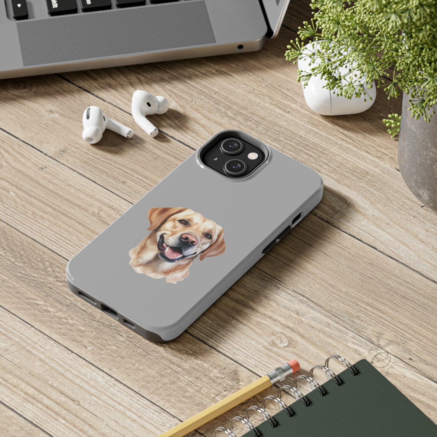 Light Grey Labrador Retriever Tough Phone Case