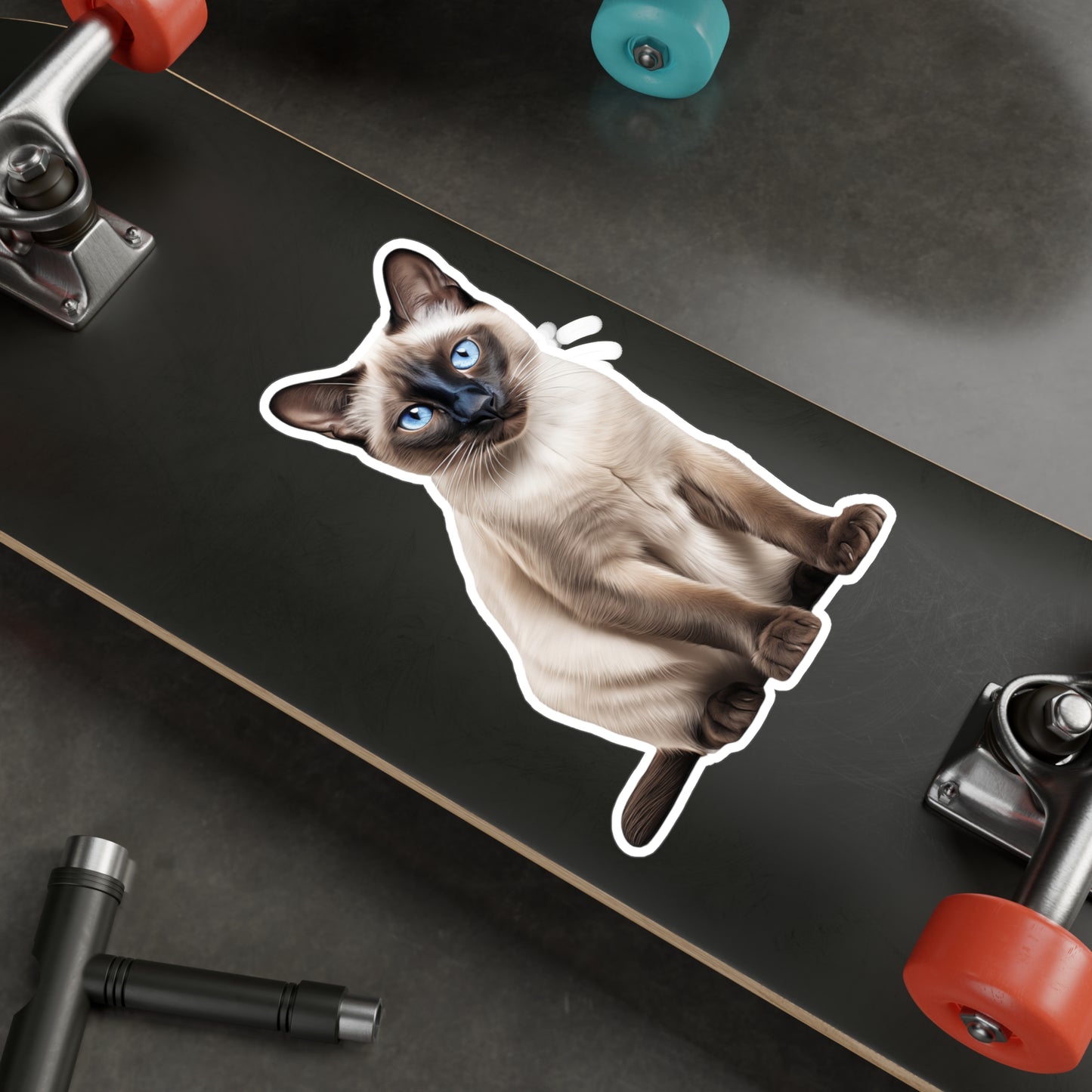 Siamese Cat Sticker | Pet Vinyl Decal | Animal Car Decal | Laptop Sticker | Window Decal