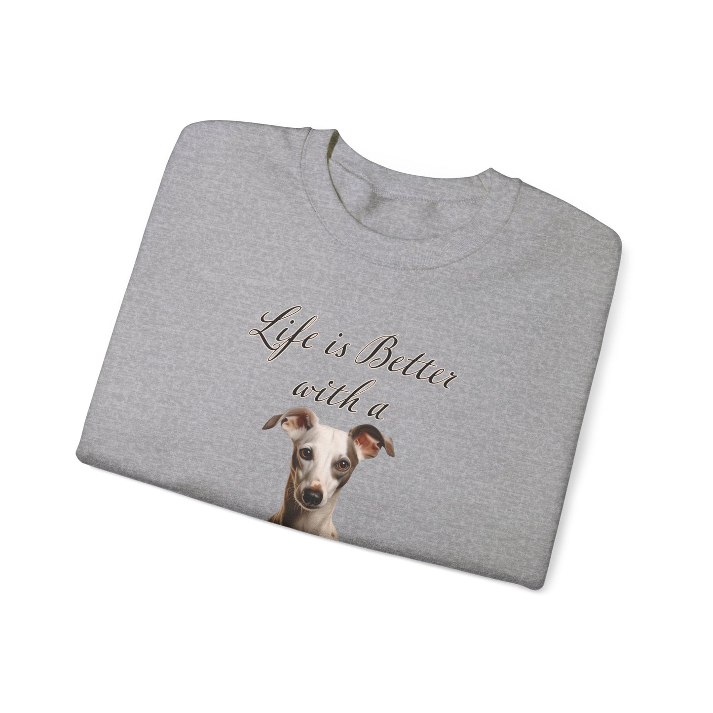 Whippet Sweatshirt | Dog Lover Apparel | Pet Lover Sweater | Dog Mom Shirt | Dog Mom Gift | Dog Dad Gift