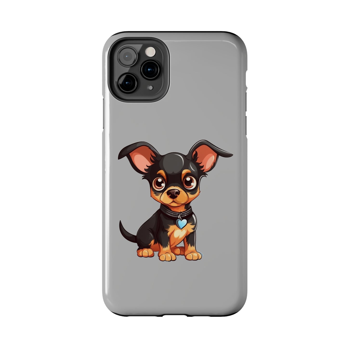 Light Grey Chihuahua Tough Phone Case