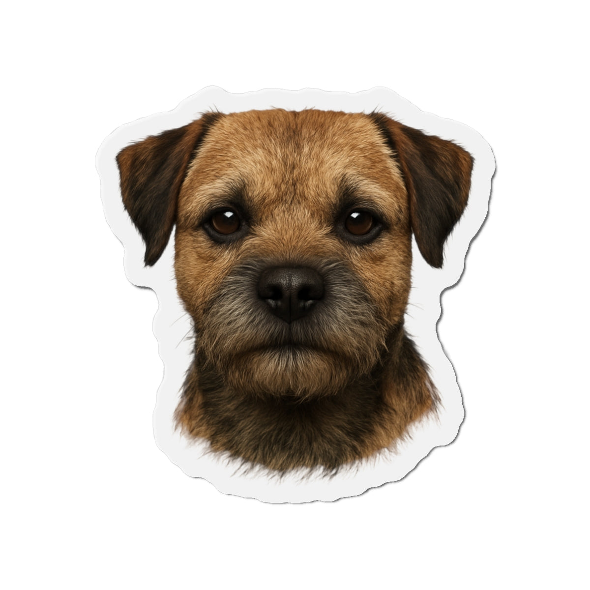 Border Terrier Die-Cut Magnet - Cute Dog Breed Refrigerator Magnet, Pet Lover Gift, Animal Decor, Fridge Decoration, Puppy Art Magnet