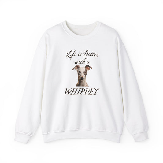 Whippet Sweatshirt | Dog Lover Apparel | Pet Lover Sweater | Dog Mom Shirt | Dog Mom Gift | Dog Dad Gift