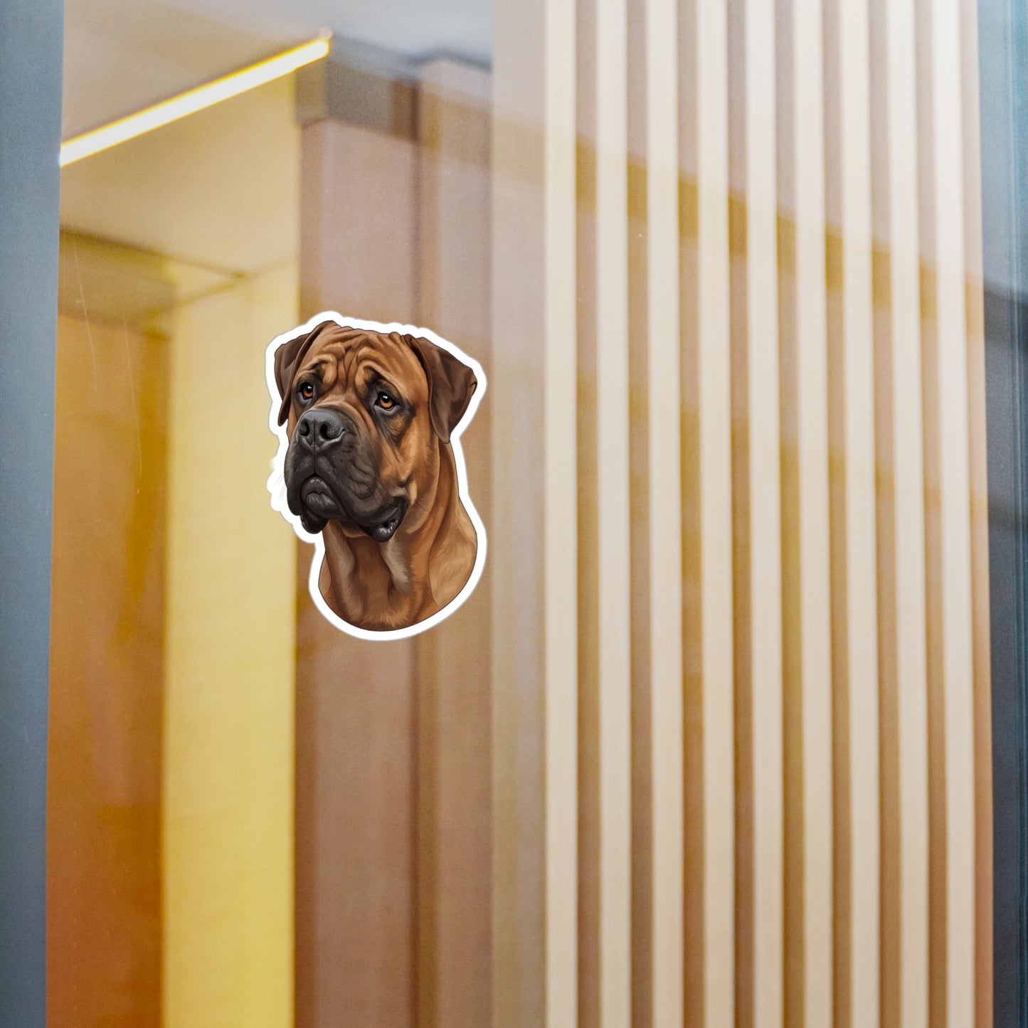 Bullmastiff Decal, Dog Lover Gift, Pet Sticker, Laptop Decal, Car Window Decal, Animal Lover, Vinyl Decal
