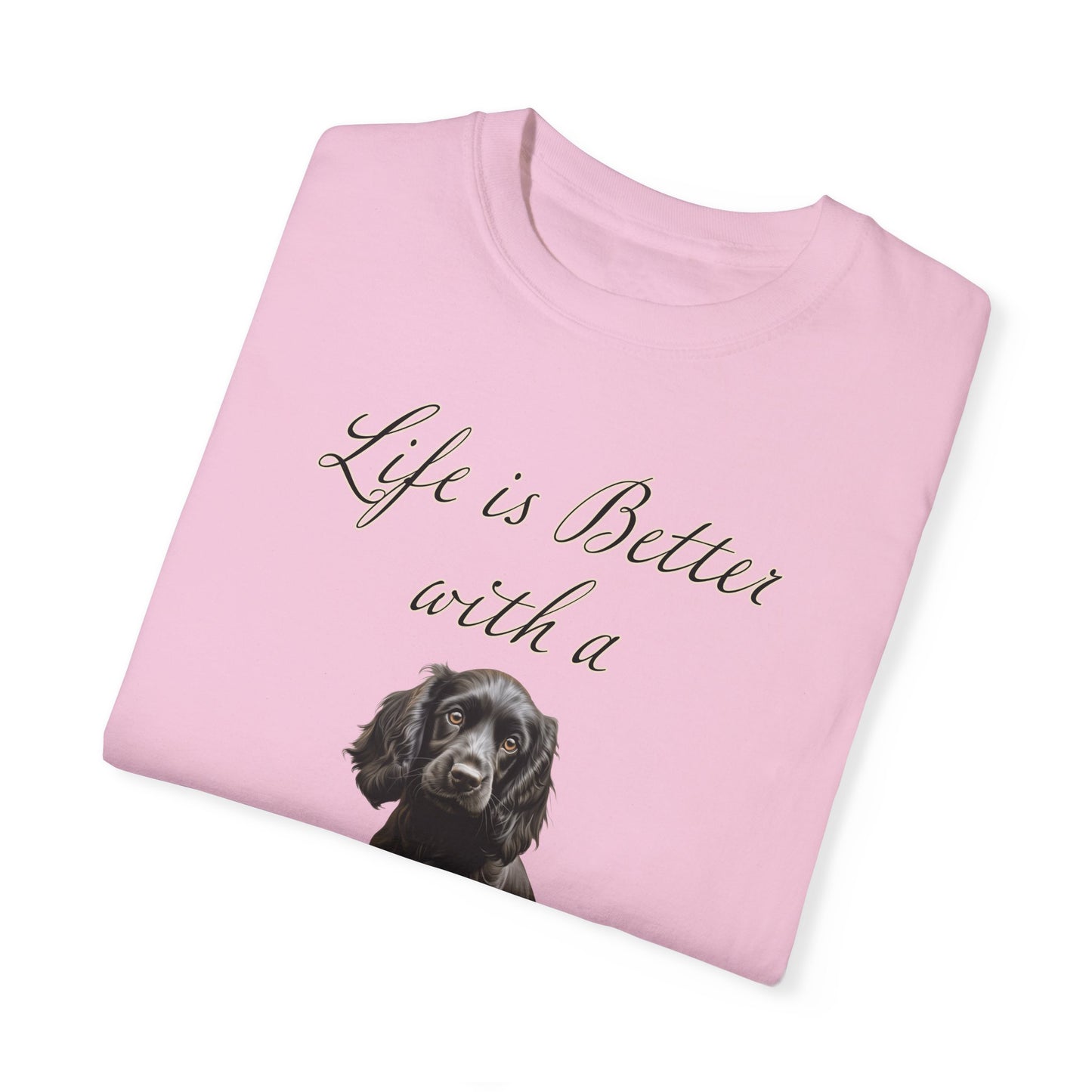 Black Cocker Spaniel T-shirt - Dog Mom Shirt, Dog Dad Shirt, gift for Dog Mom