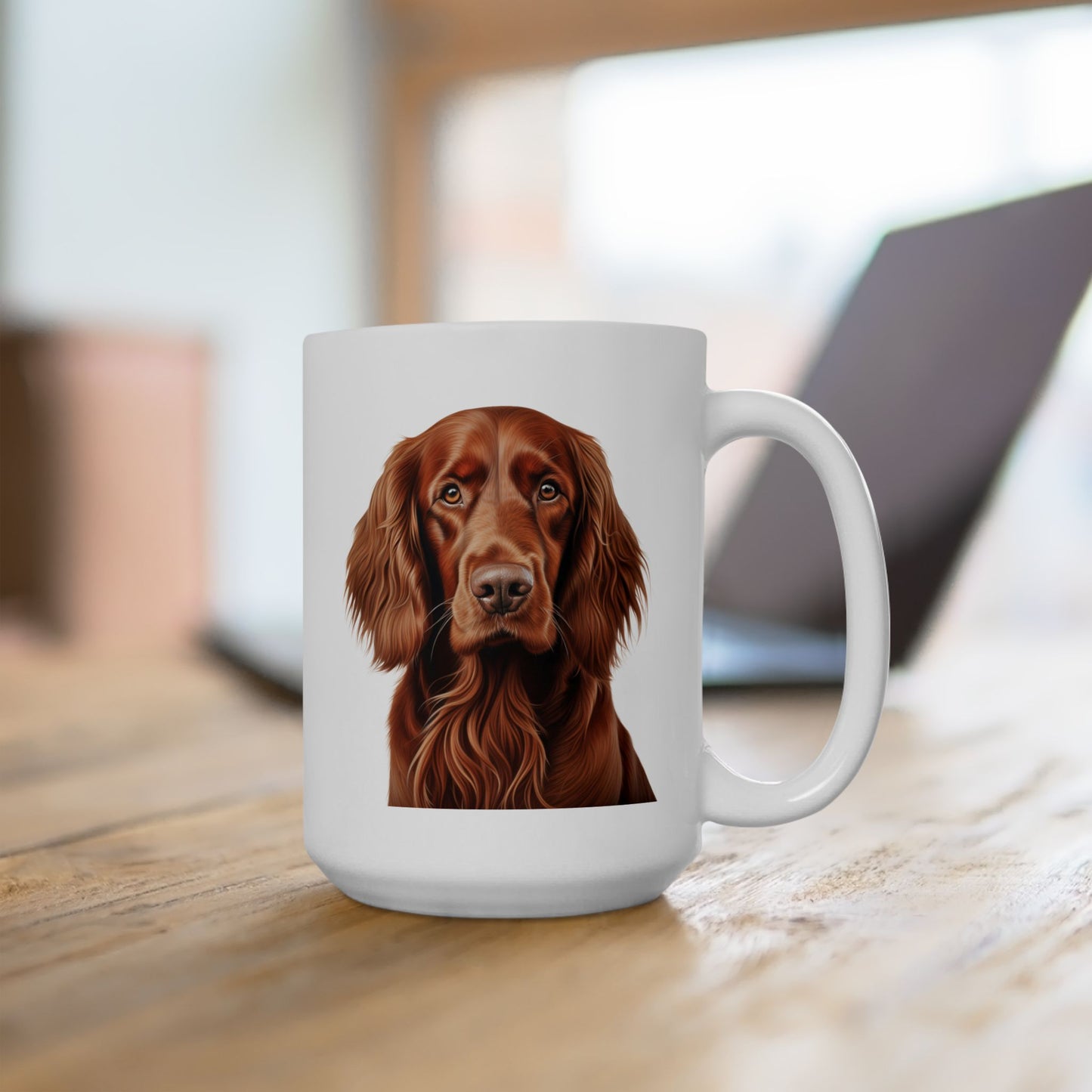 Irish Setter Mug - Dog Mom Gift, Dog Dad Gift - 15 oz