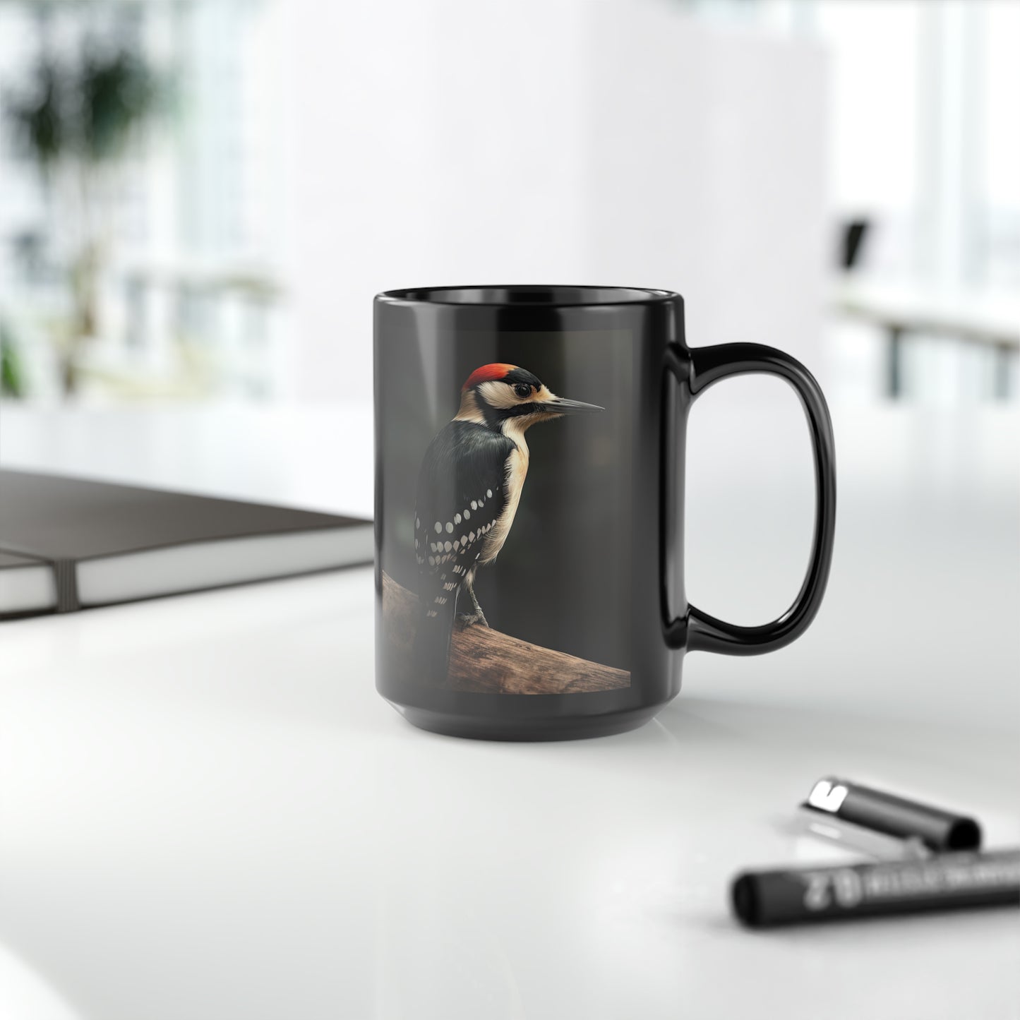 Woodpecker Mug - 15oz Ceramic Mug