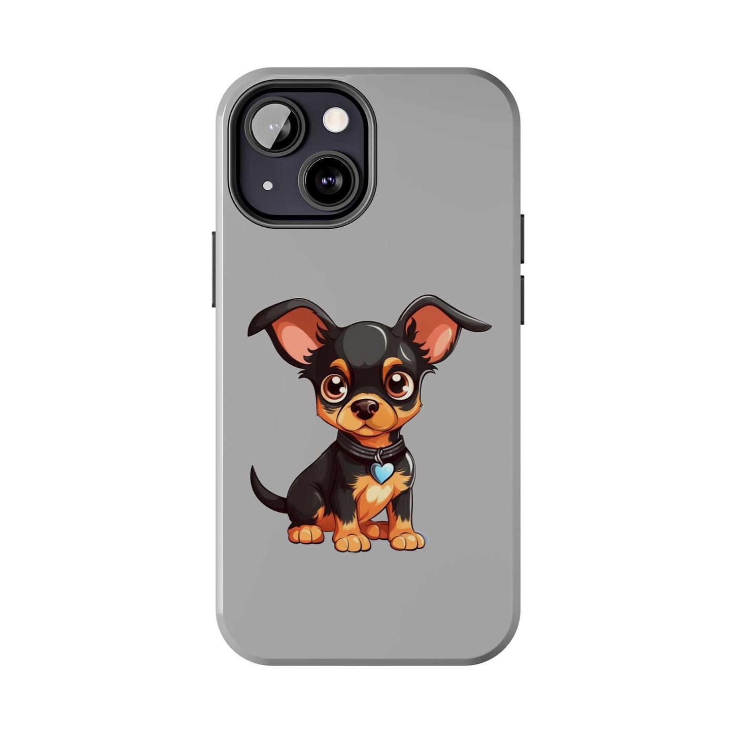 Light Grey Chihuahua Tough Phone Case