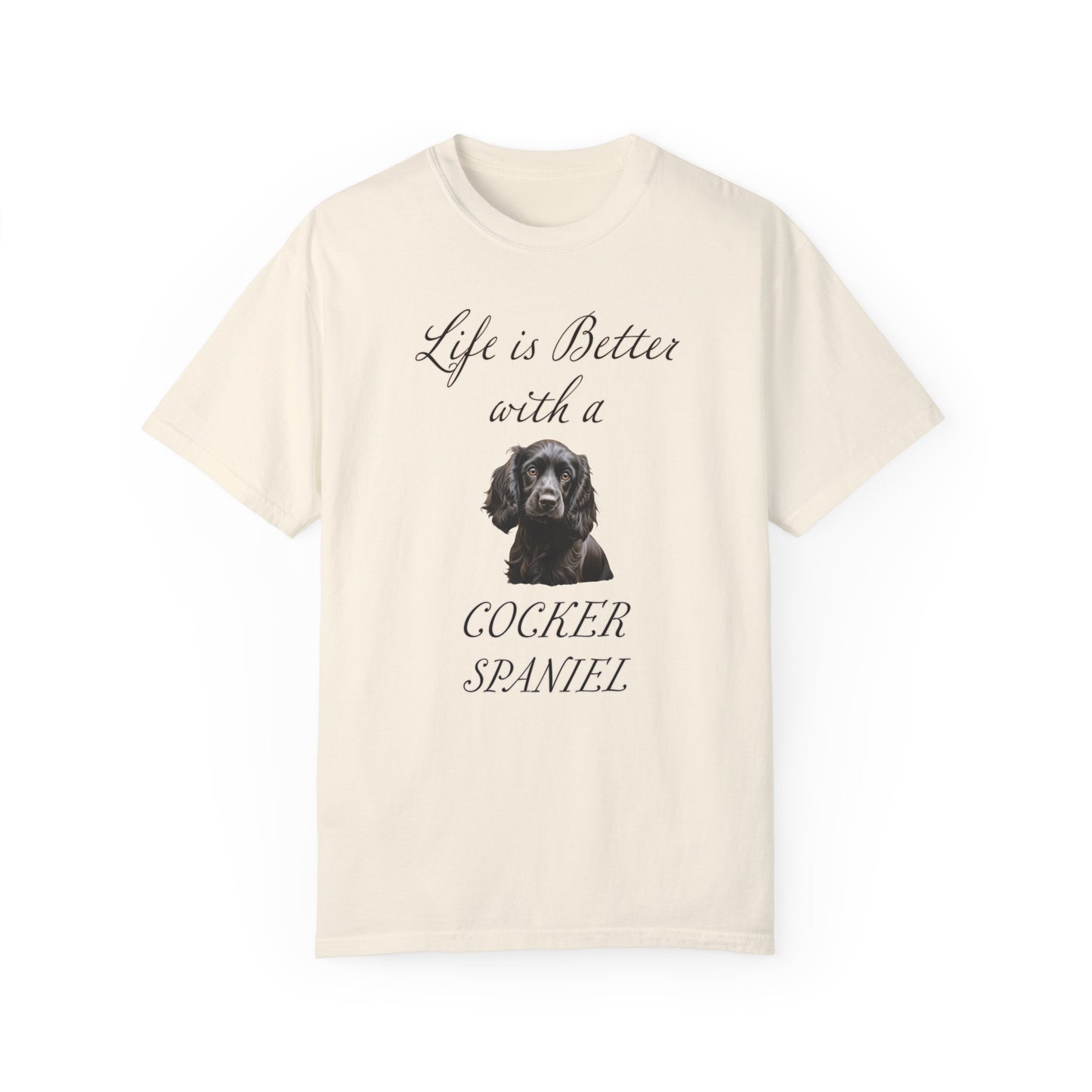 Black Cocker Spaniel T-shirt - Dog Mom Shirt, Dog Dad Shirt, gift for Dog Mom