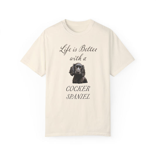Black Cocker Spaniel T-shirt - Dog Mom Shirt, Dog Dad Shirt, gift for Dog Mom