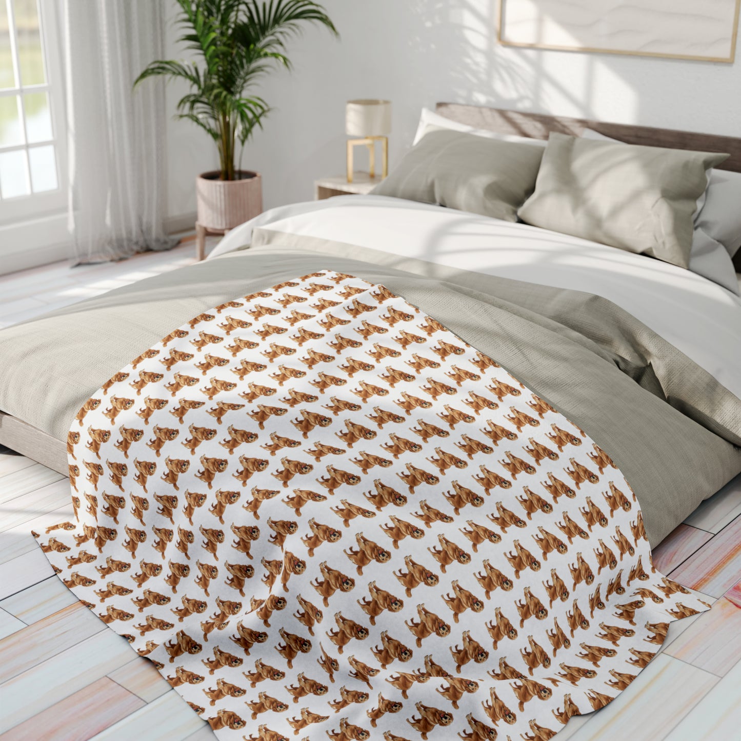 Golden Retriever Arctic Fleece Blanket