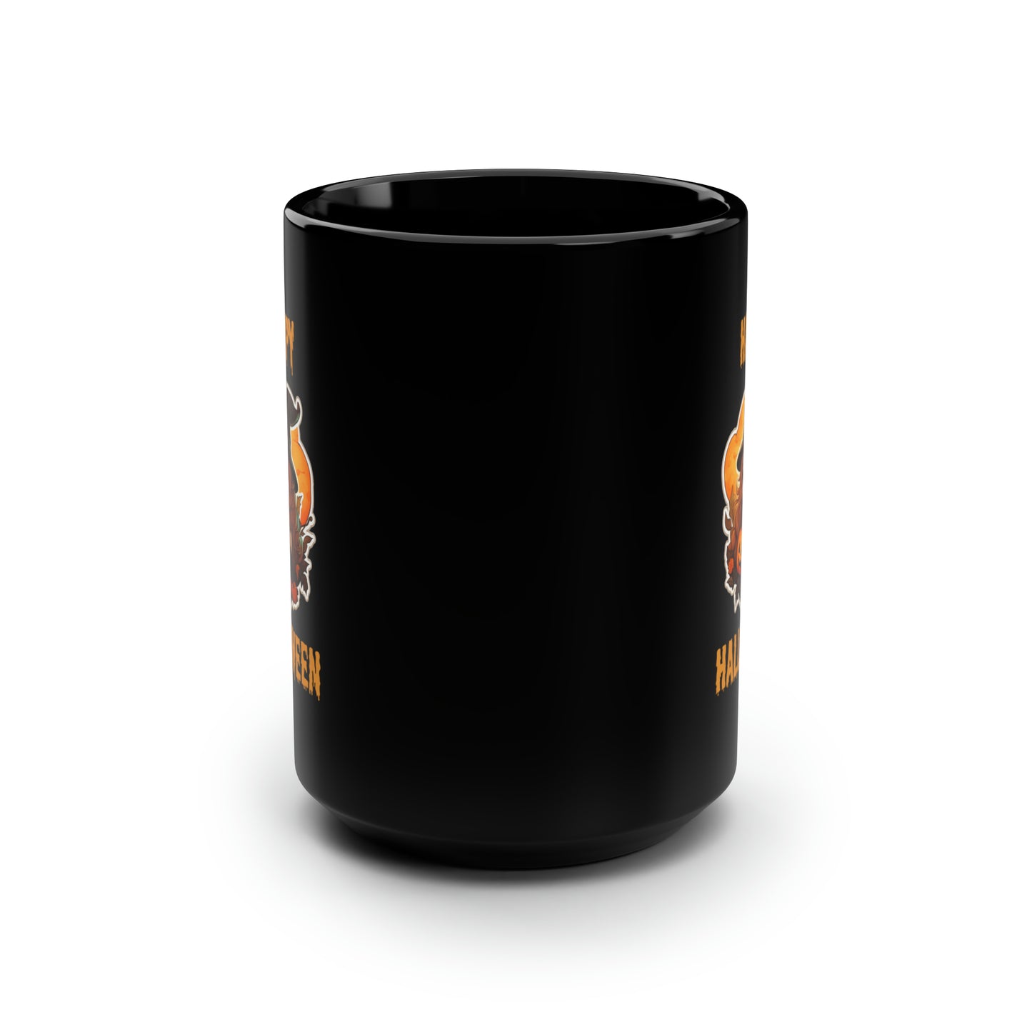 Happy Halloween Mug - 15oz Black Ceramic Mug