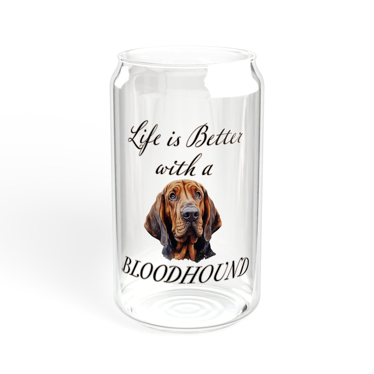 Bloodhound Sipper Glass, 16oz