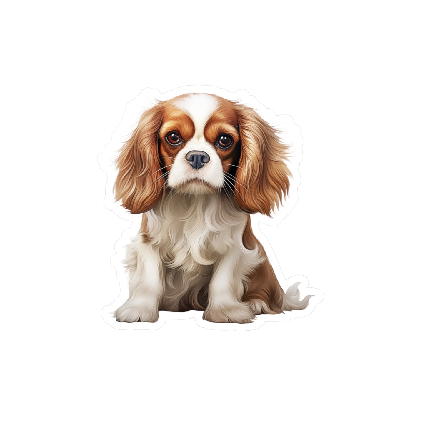 Cavalier King Charles Spaniel Sticker - Vinyl Dog Decals