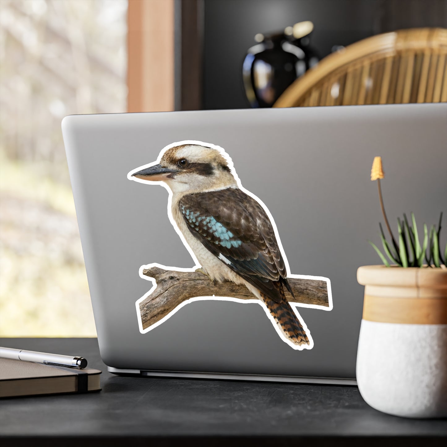 Kookaburra Vinyl Decal | Bird Sticker, Australian Wildlife