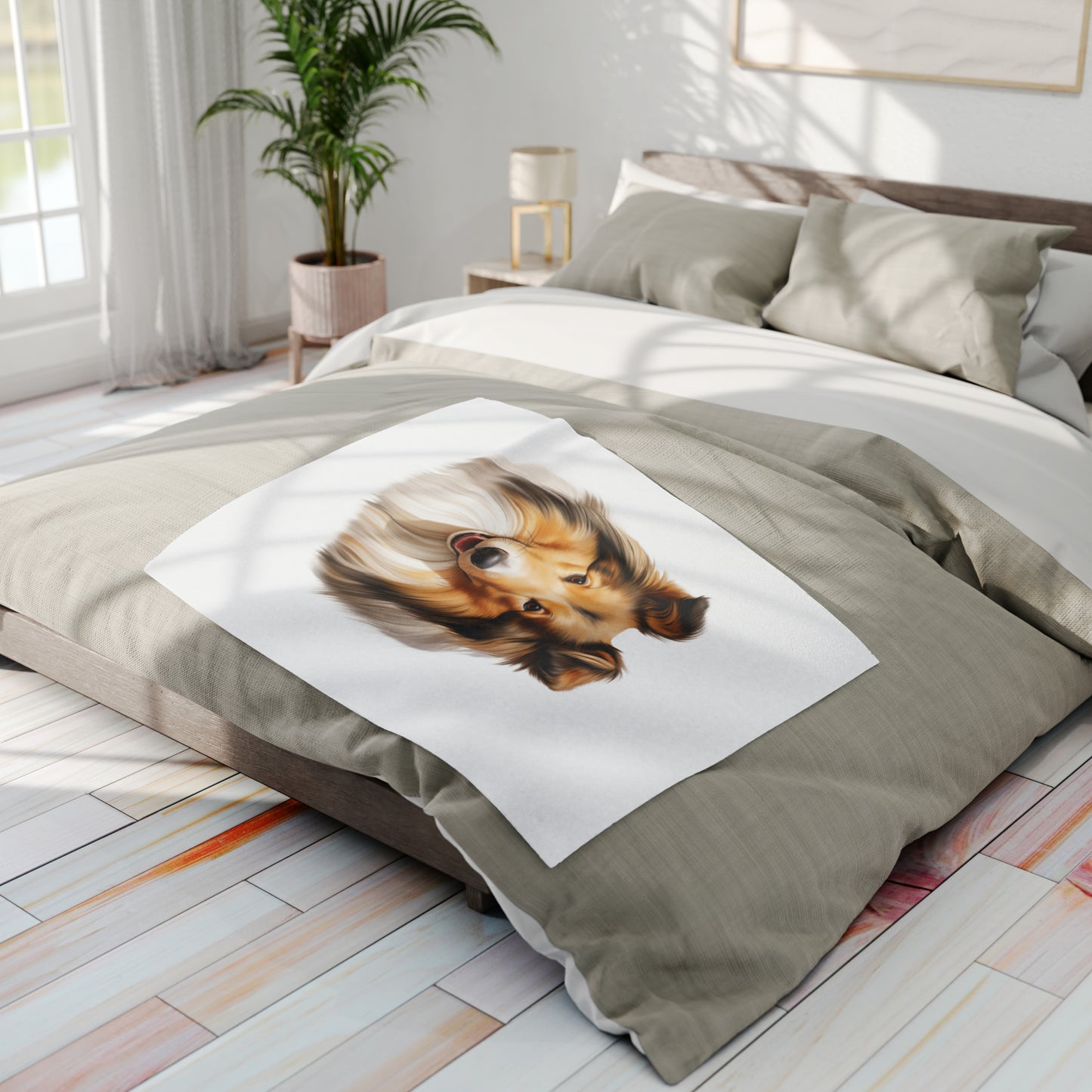 Rough Collie Arctic Fleece Blanket
