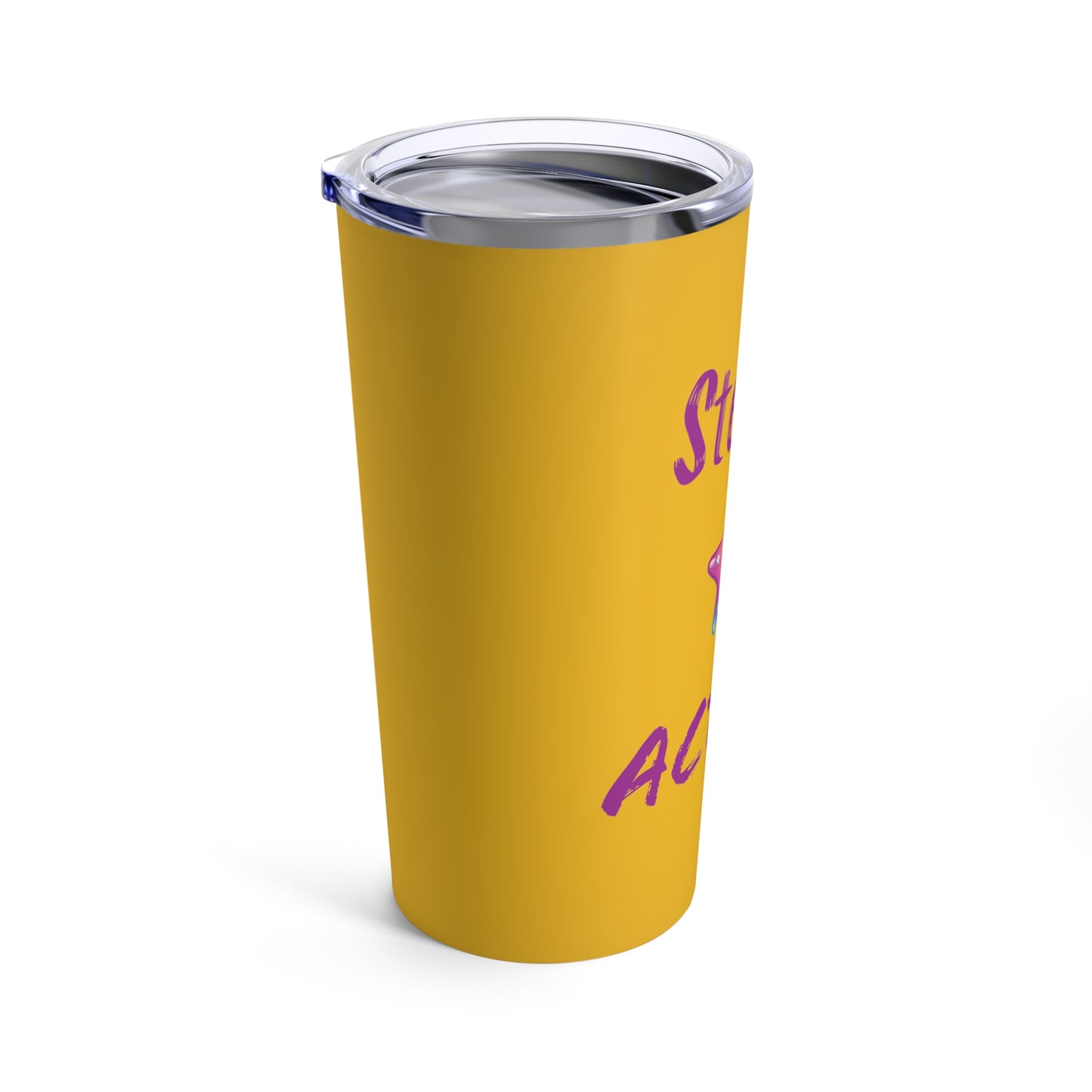 Yellow Stellar Actor Stainless Steel Tumbler 20oz Actor Gift Travel Mug