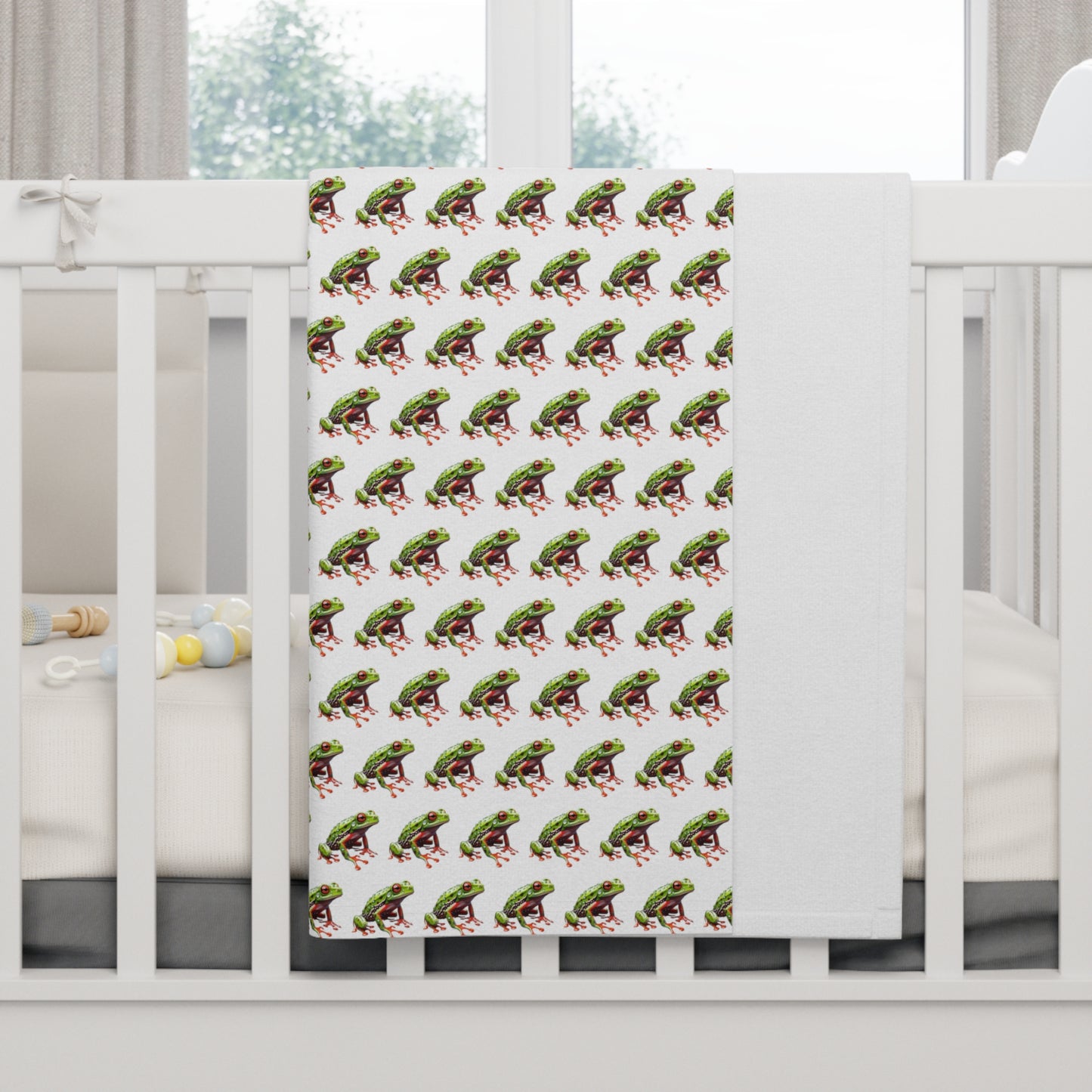 Frog Soft Fleece Baby Blanket