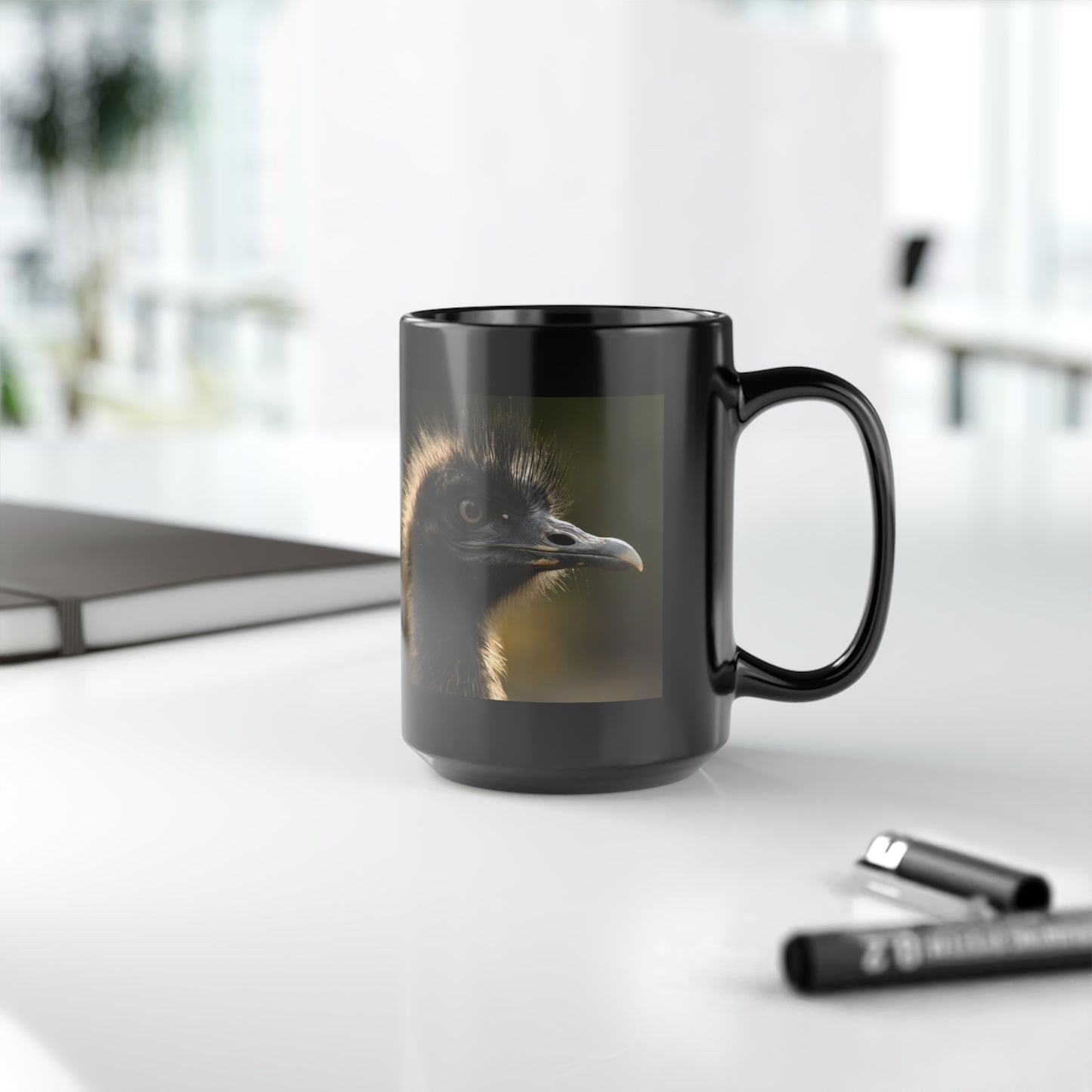 Emu Mug - 15 oz Ceramic Mug