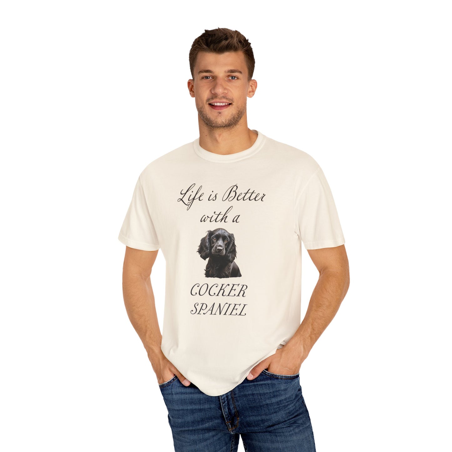 Black Cocker Spaniel T-shirt - Dog Mom Shirt, Dog Dad Shirt, gift for Dog Mom
