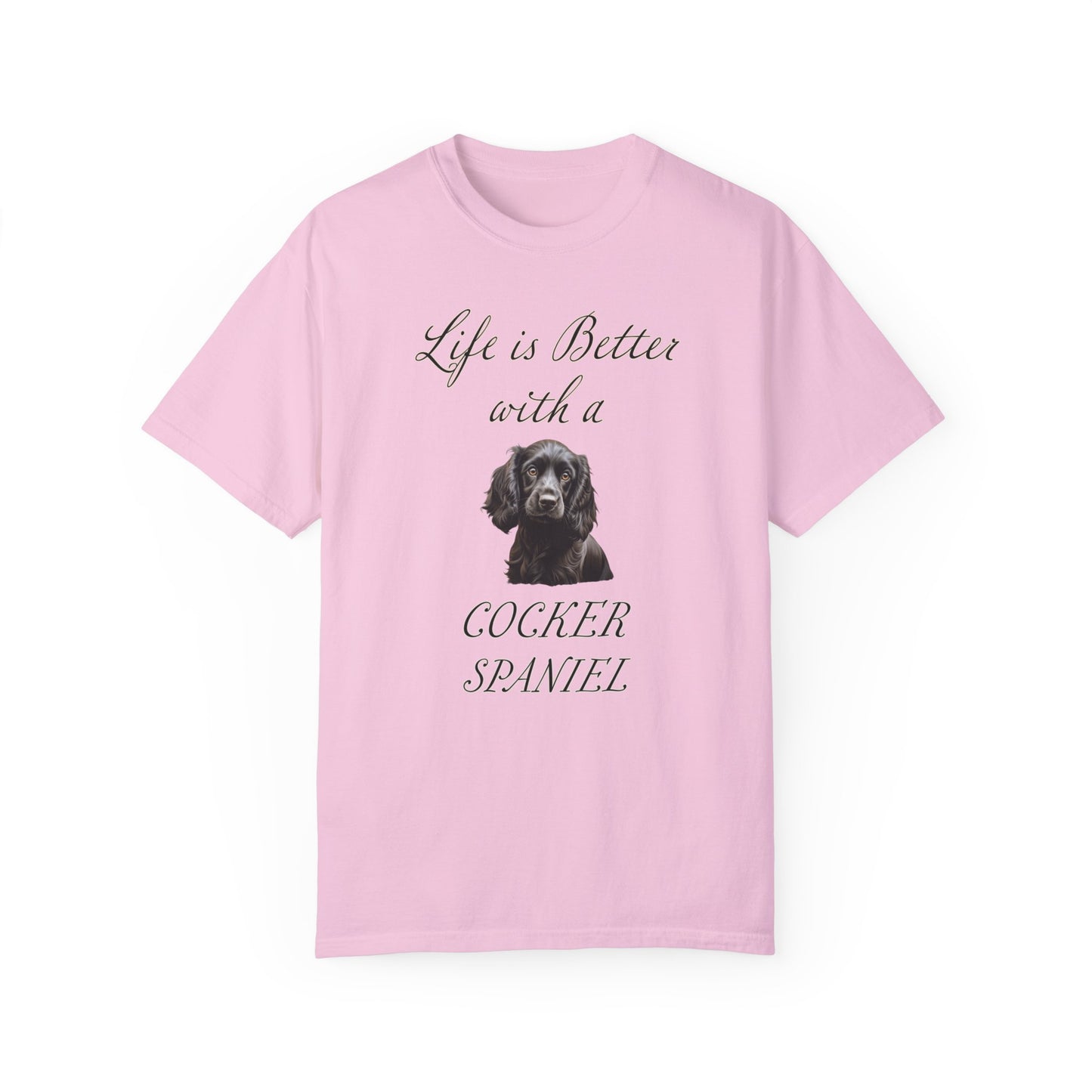 Black Cocker Spaniel T-shirt - Dog Mom Shirt, Dog Dad Shirt, gift for Dog Mom