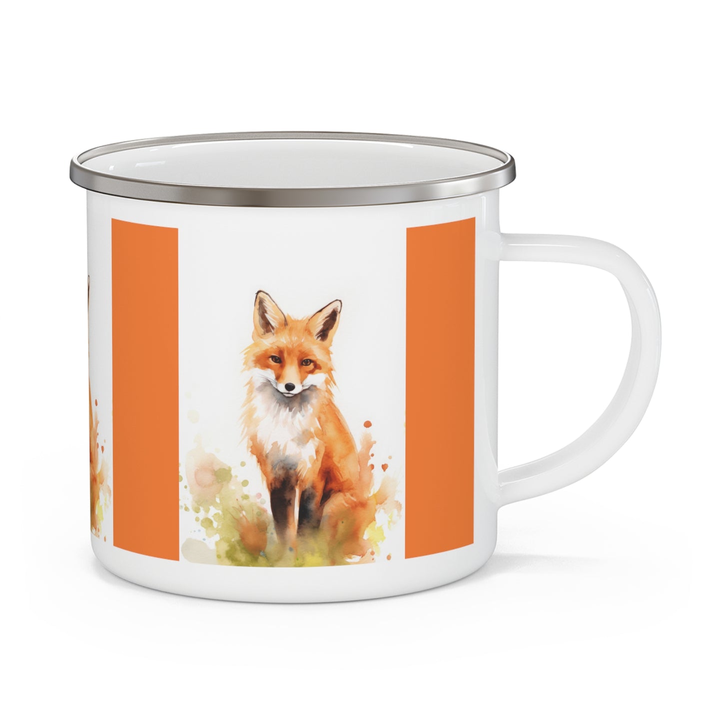 Fox Enamel Camping Mug