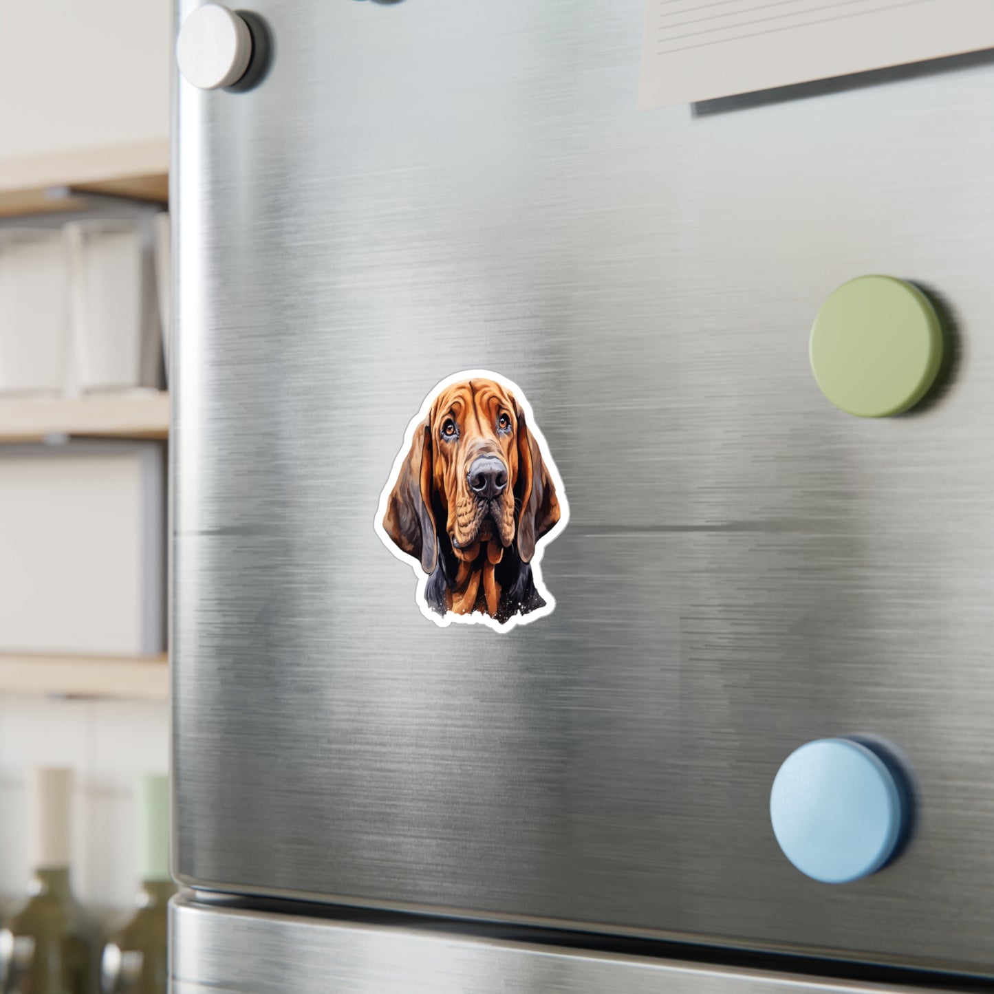 Bloodhound Sticker - Kiss-Cut Vinyl Dog Decals