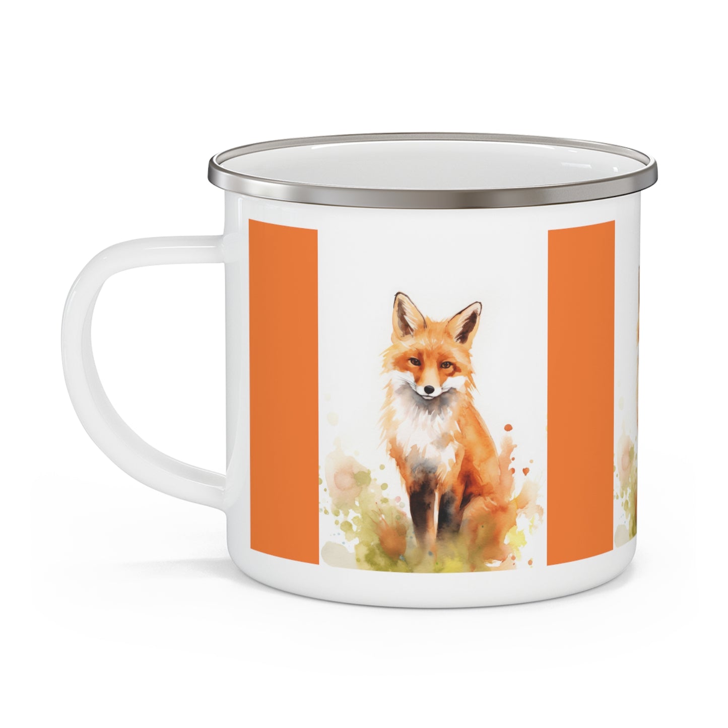 Fox Enamel Camping Mug